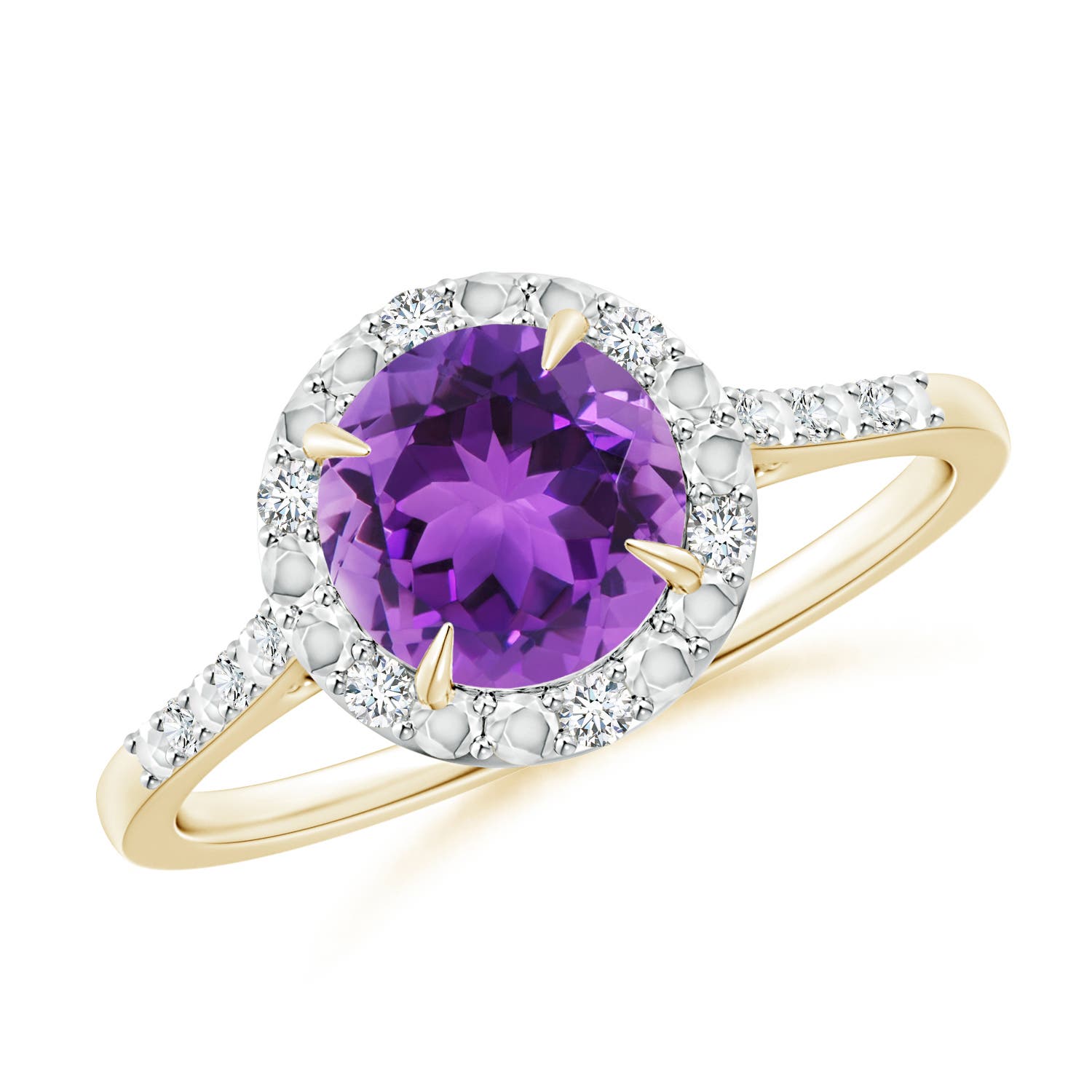 AAA - Amethyst / 1.23 CT / 14 KT Yellow Gold