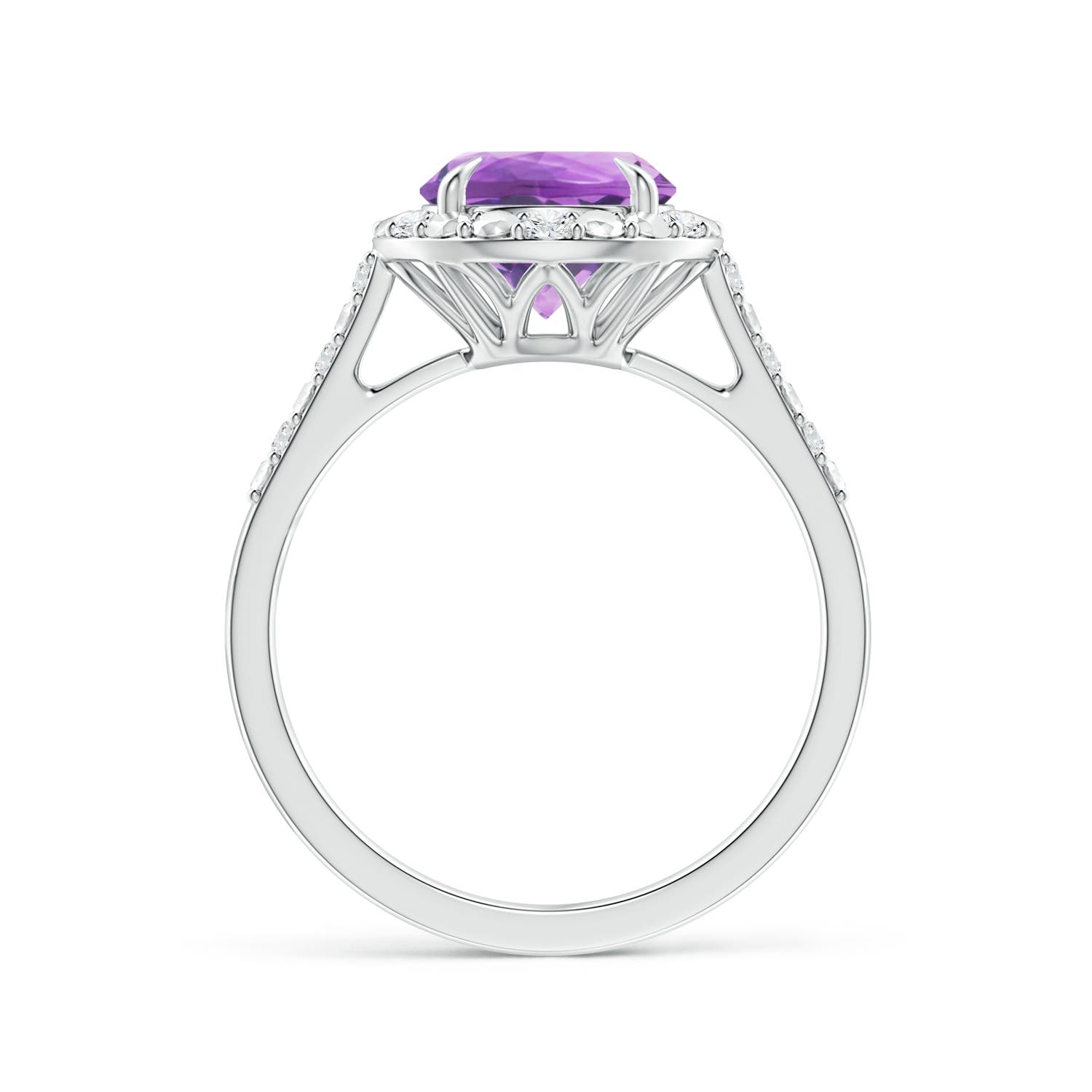 A - Amethyst / 1.82 CT / 14 KT White Gold