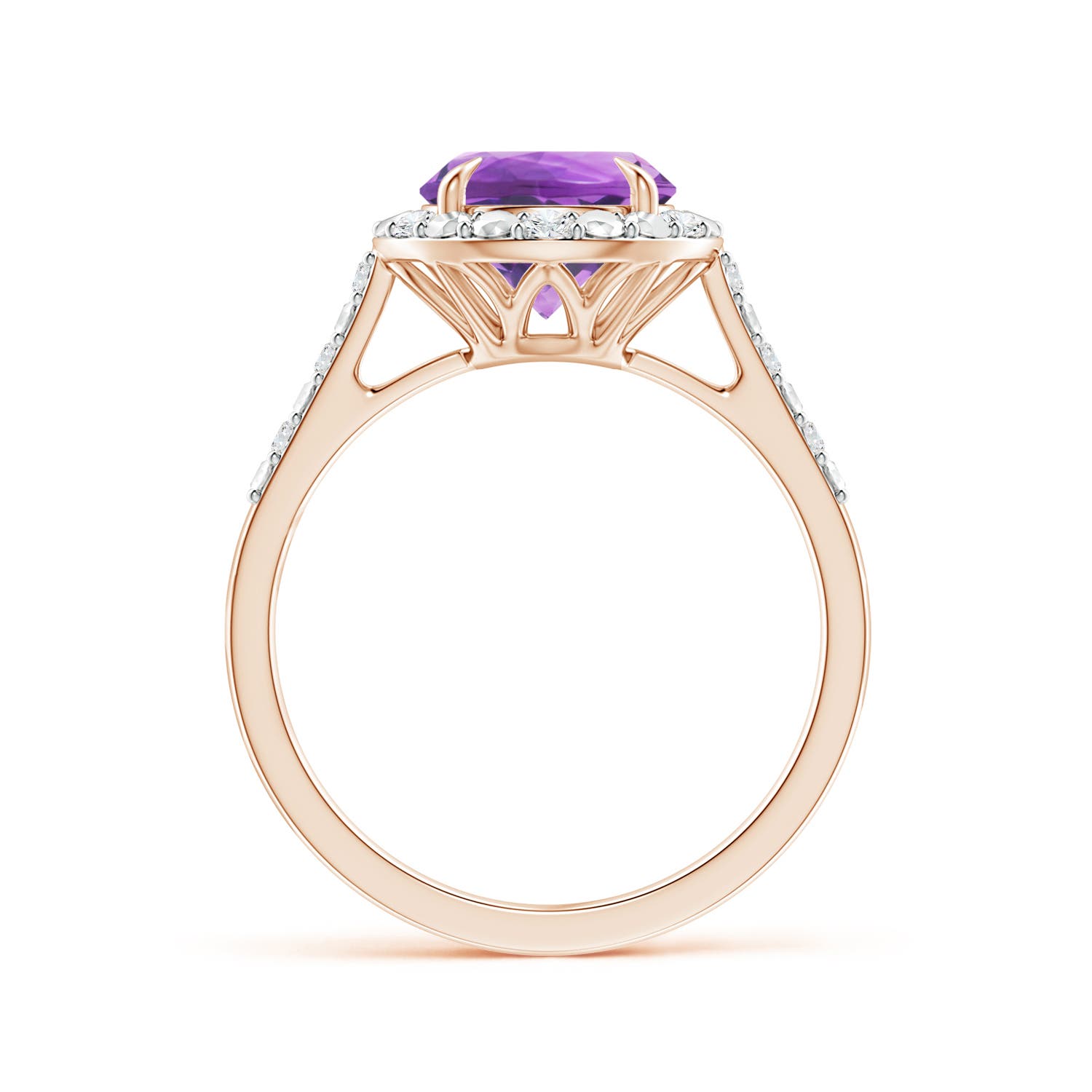 AA - Amethyst / 1.82 CT / 14 KT Rose Gold