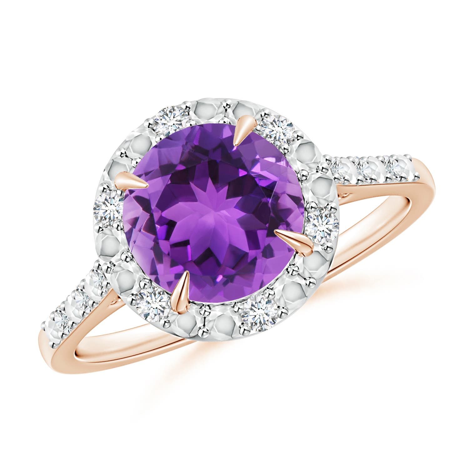AAA - Amethyst / 1.82 CT / 14 KT Rose Gold