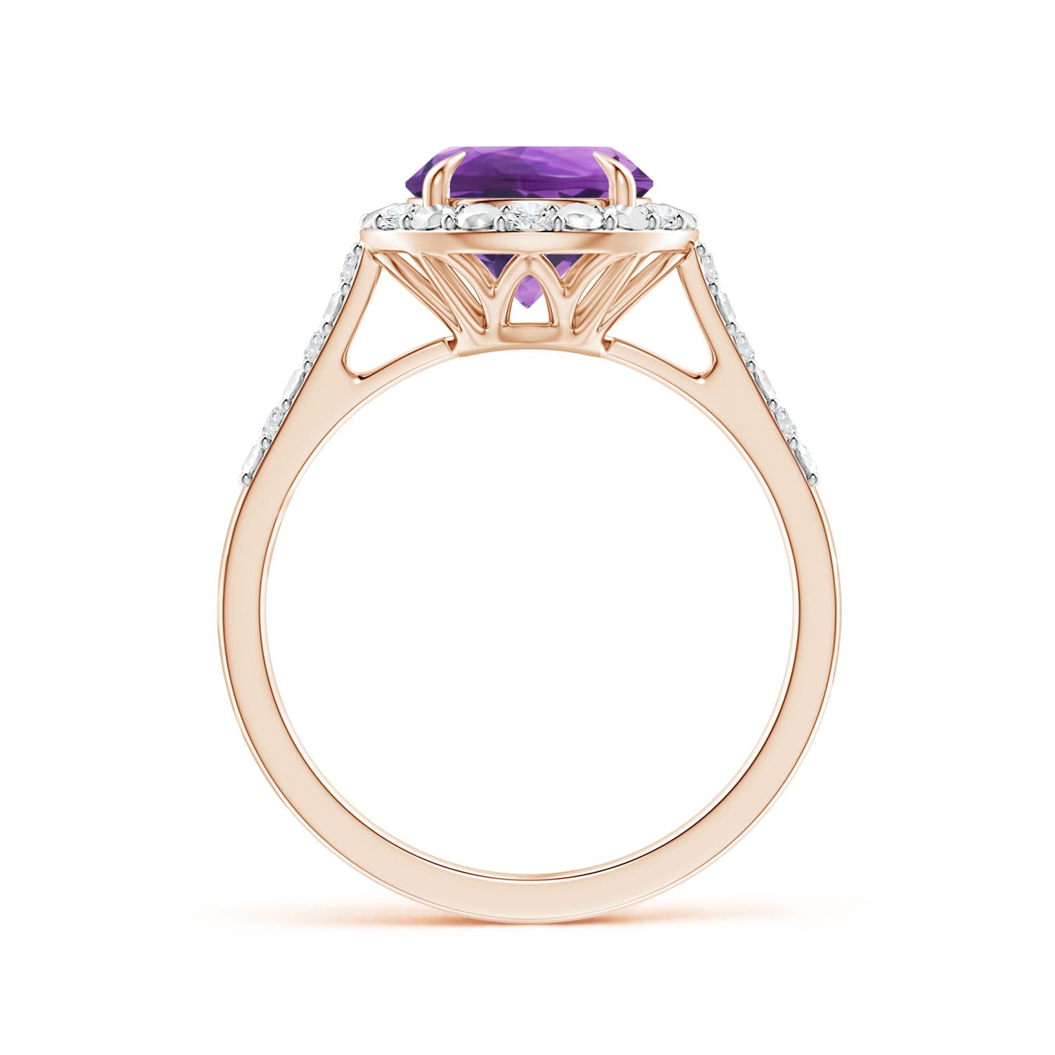 AAA - Amethyst / 1.82 CT / 14 KT Rose Gold