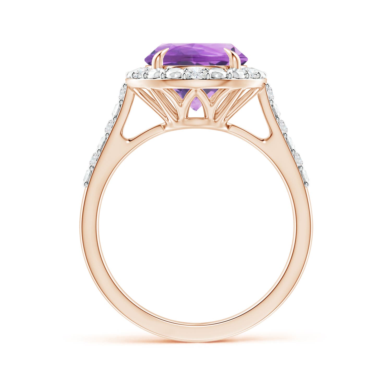 A - Amethyst / 2.61 CT / 14 KT Rose Gold