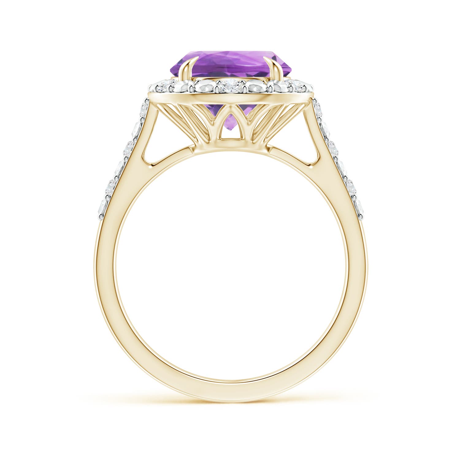 A - Amethyst / 2.61 CT / 14 KT Yellow Gold