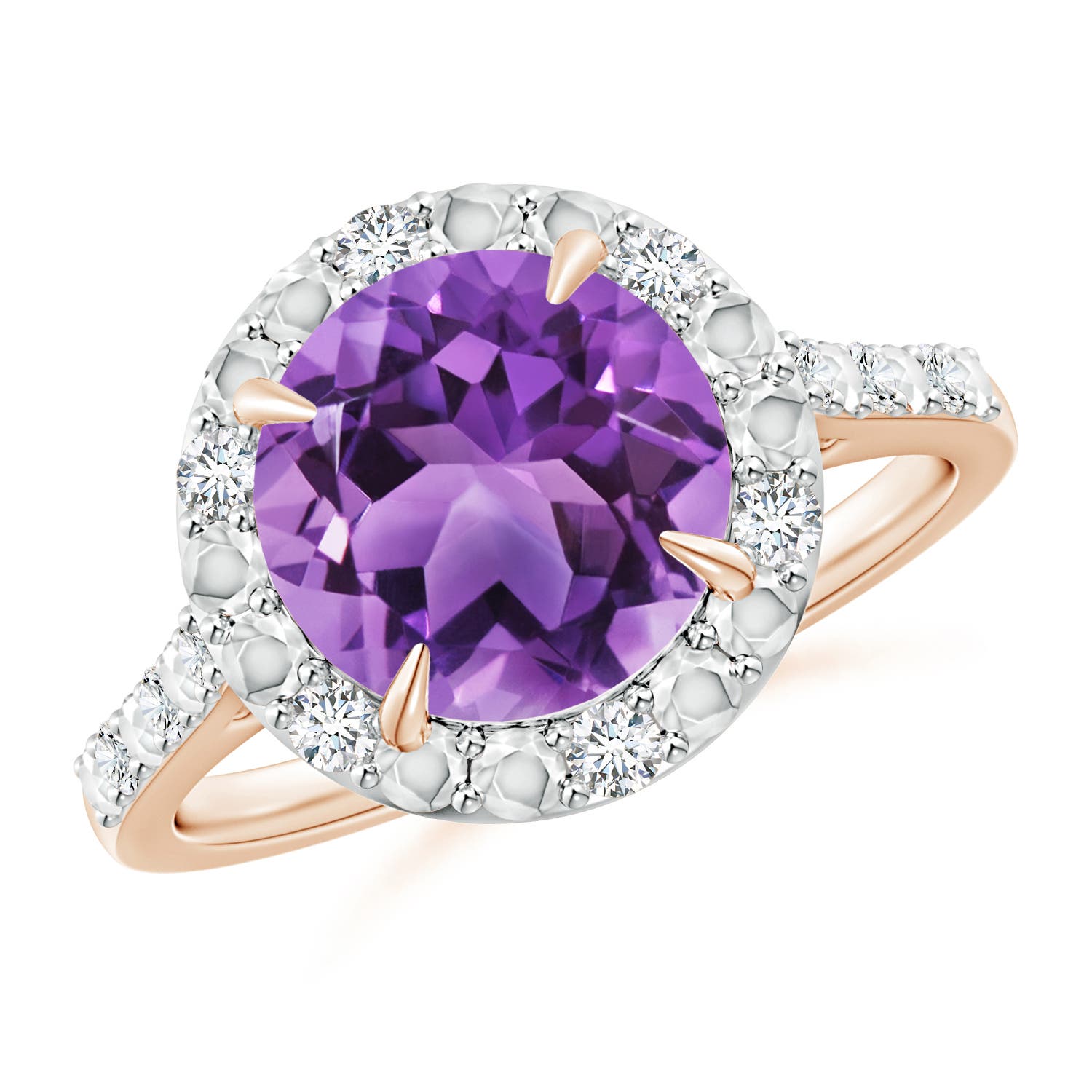 AA - Amethyst / 2.61 CT / 14 KT Rose Gold