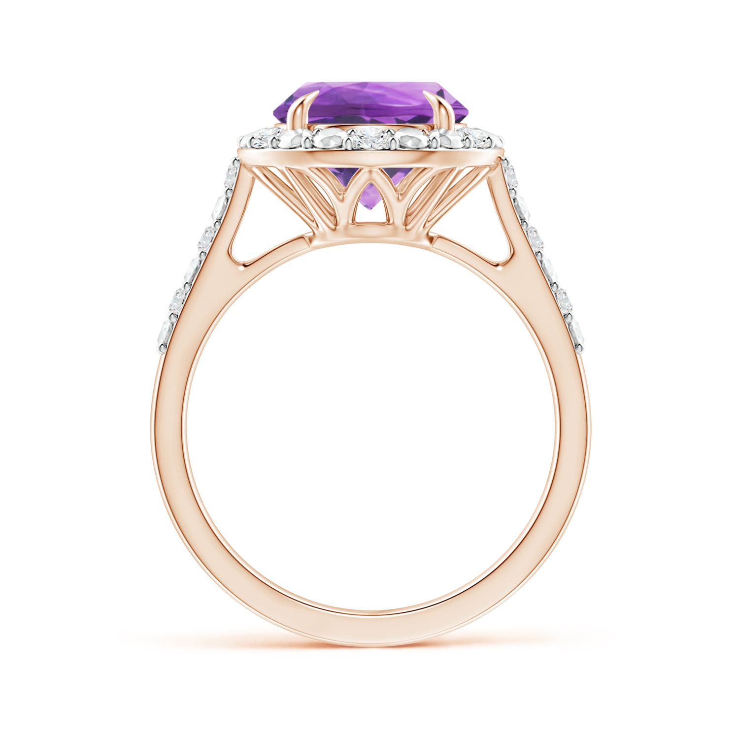 AA - Amethyst / 2.61 CT / 14 KT Rose Gold