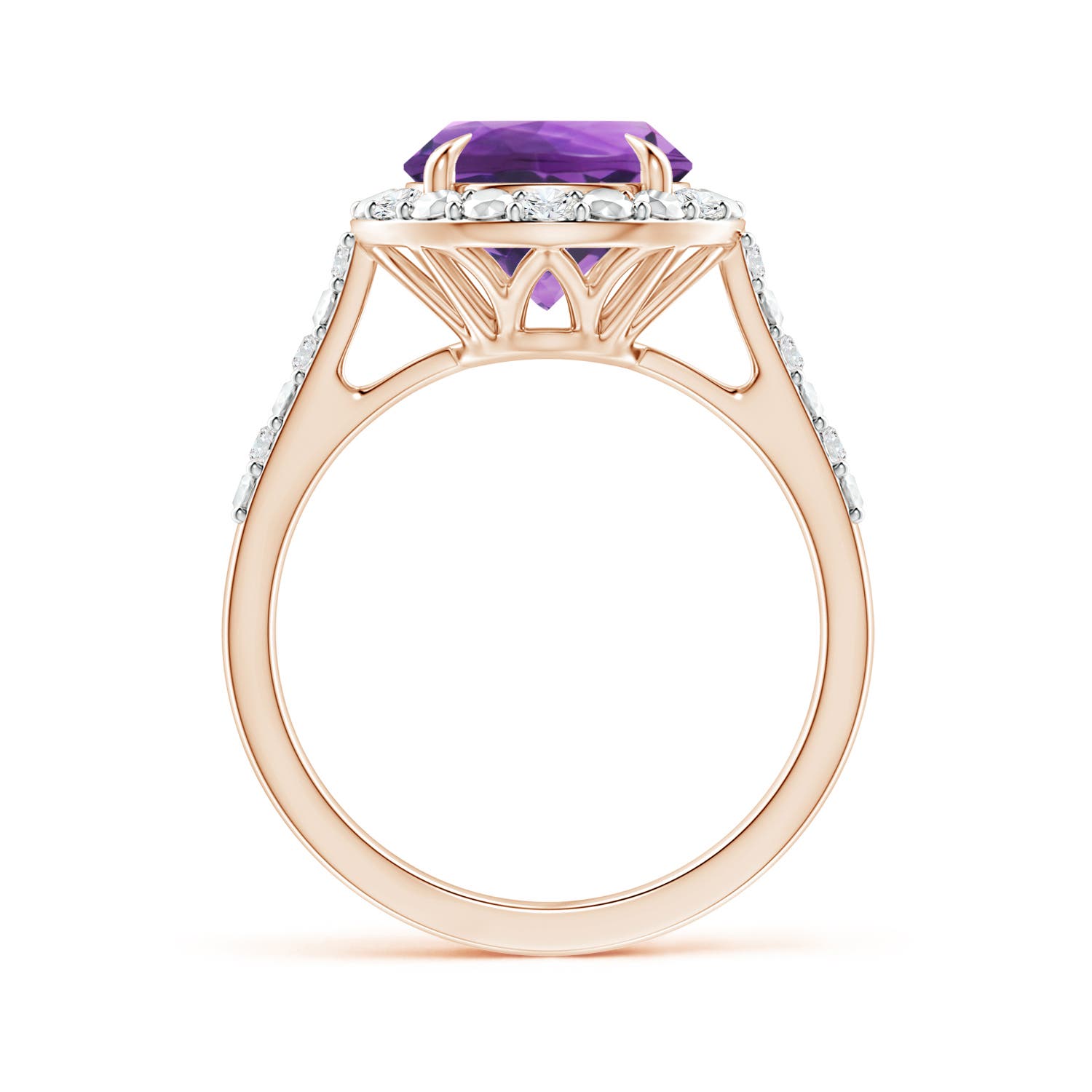 AAA - Amethyst / 2.61 CT / 14 KT Rose Gold