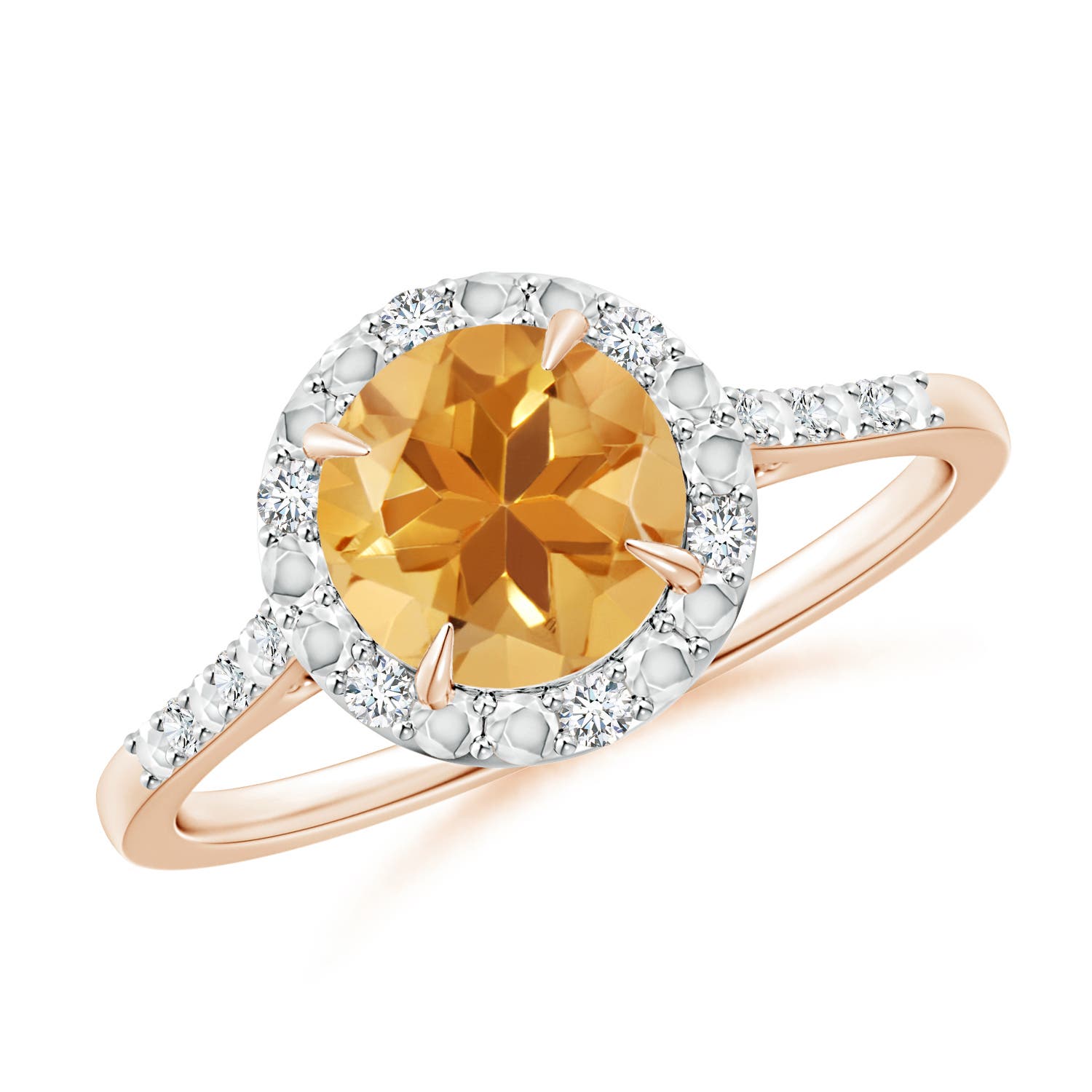 A - Citrine / 1.33 CT / 14 KT Rose Gold