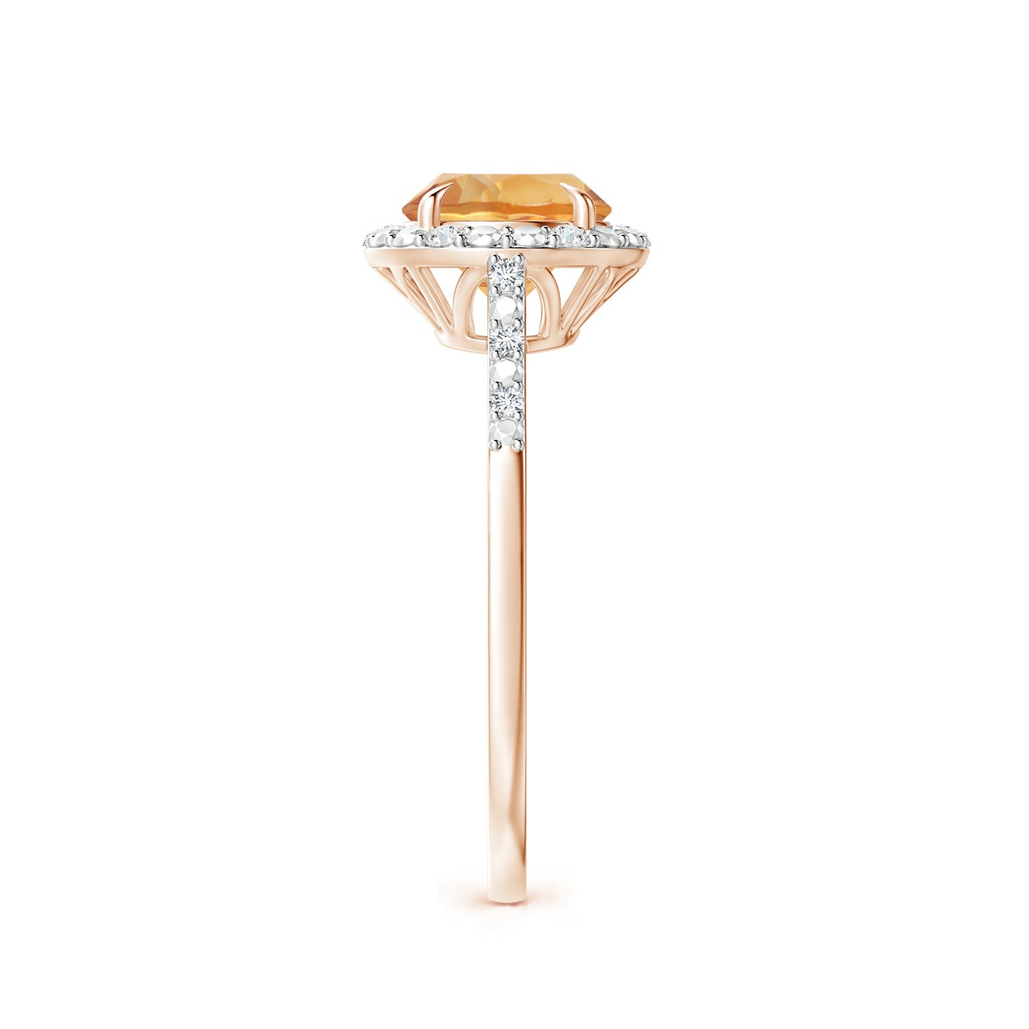 A - Citrine / 1.33 CT / 14 KT Rose Gold