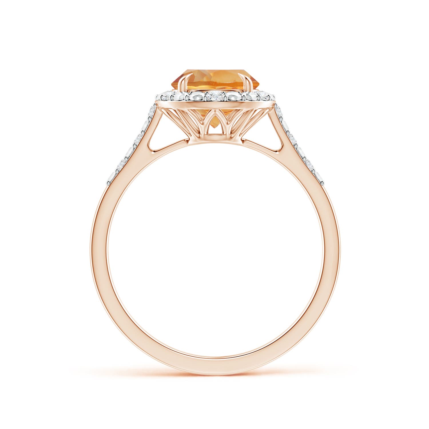 AA - Citrine / 1.33 CT / 14 KT Rose Gold