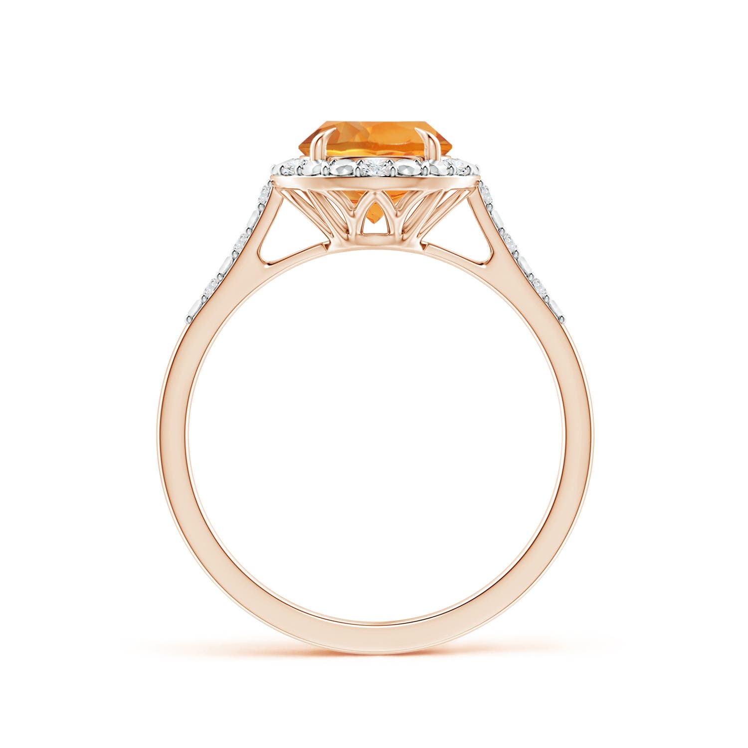 AAA - Citrine / 1.33 CT / 14 KT Rose Gold