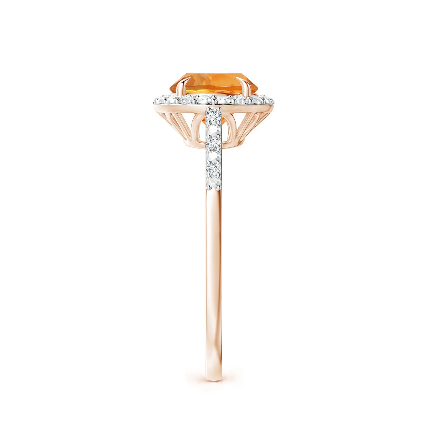 AAA - Citrine / 1.33 CT / 14 KT Rose Gold