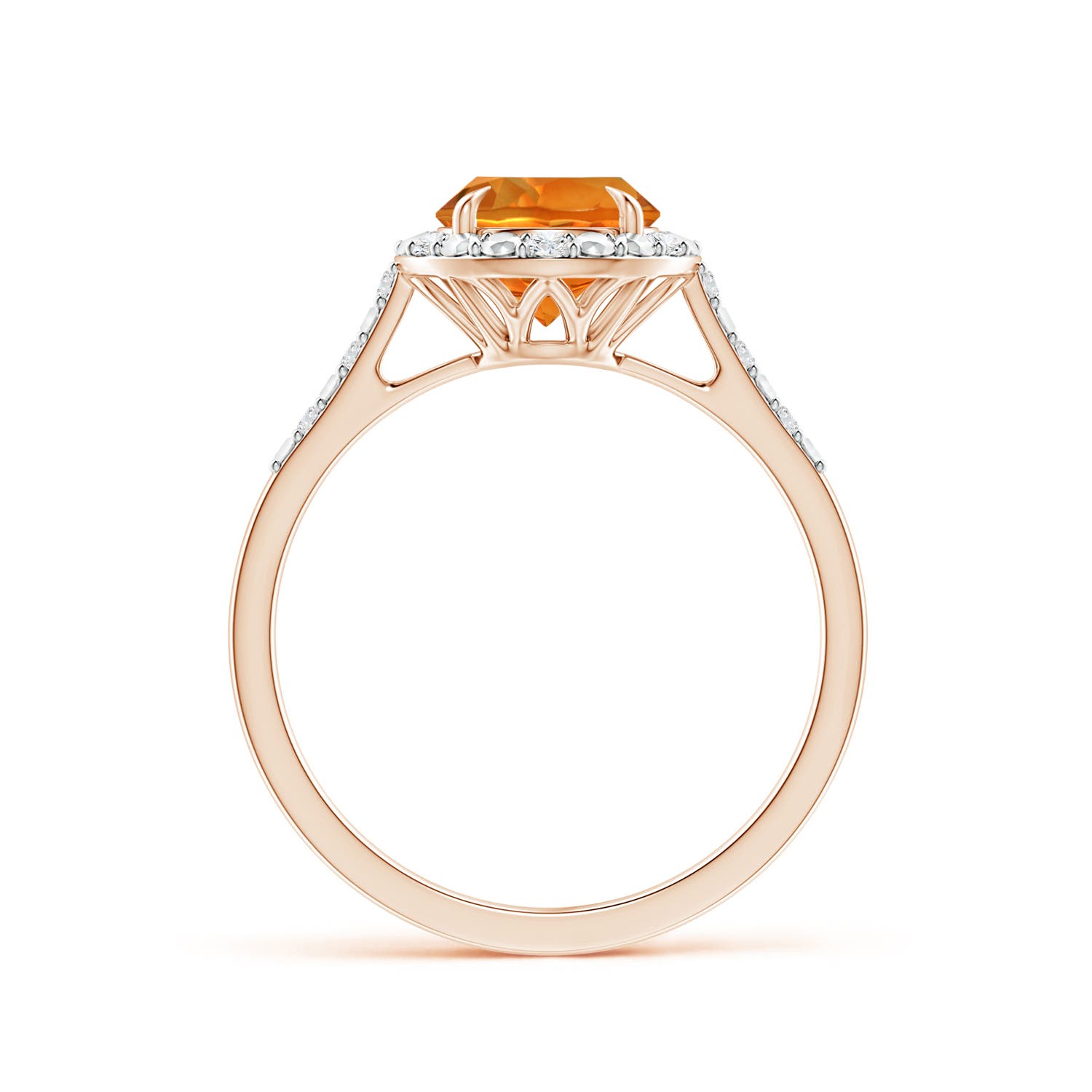 AAAA - Citrine / 1.33 CT / 14 KT Rose Gold