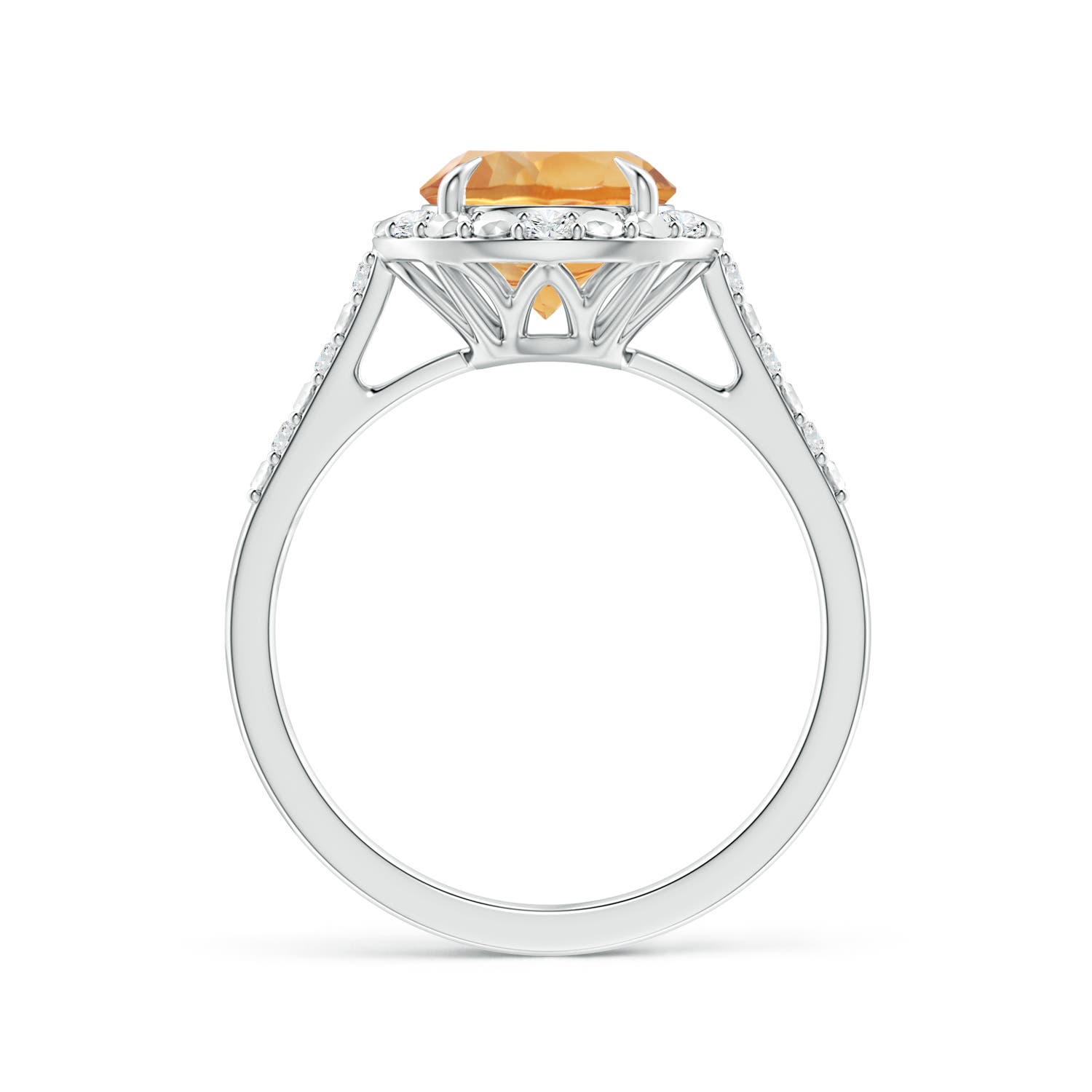 A - Citrine / 1.82 CT / 14 KT White Gold