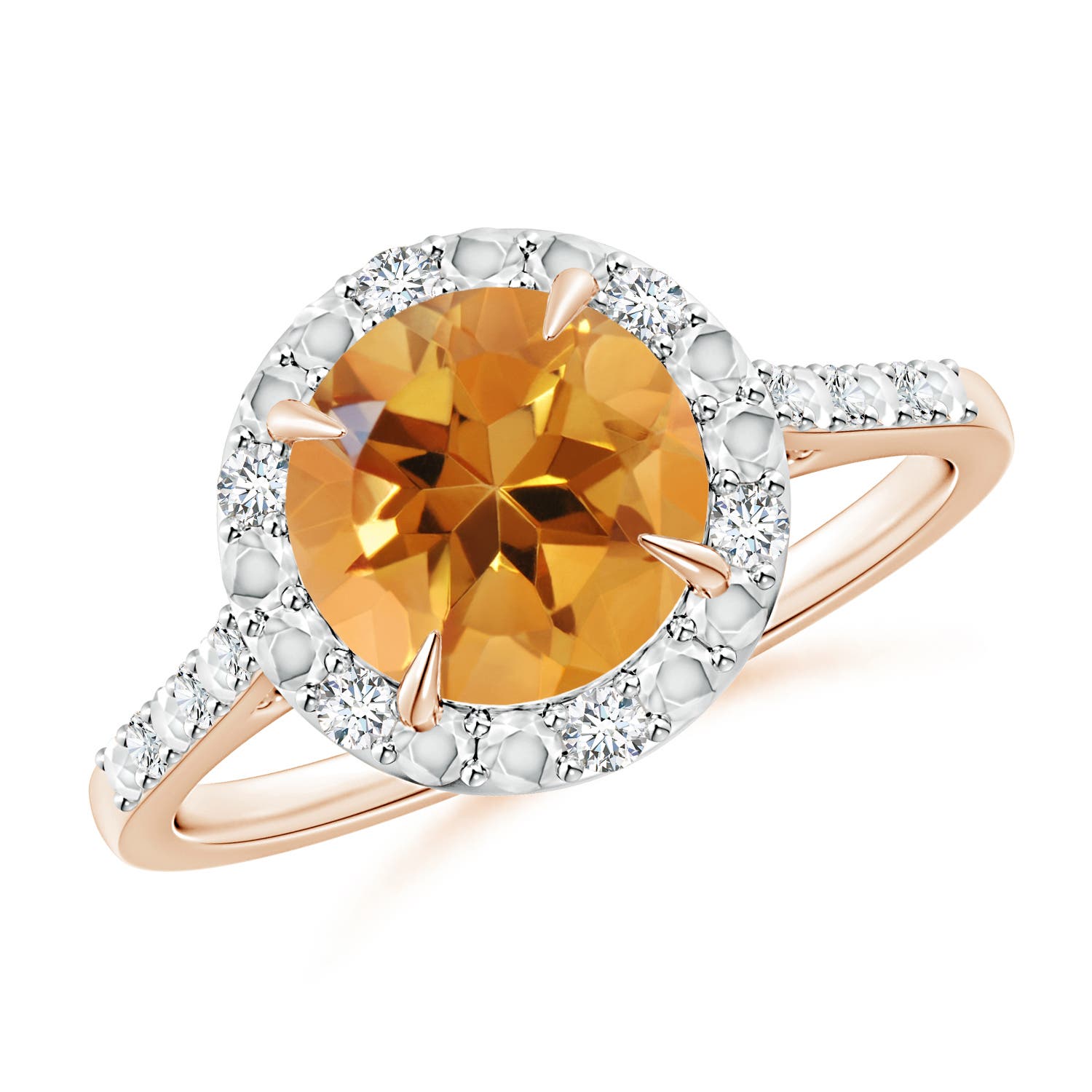 AA - Citrine / 1.82 CT / 14 KT Rose Gold