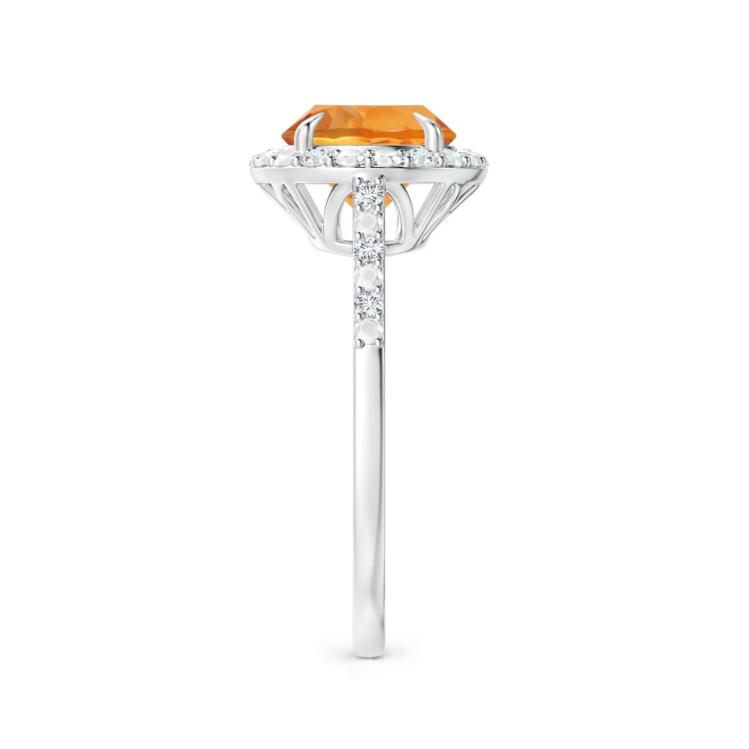 AAA - Citrine / 1.82 CT / 14 KT White Gold