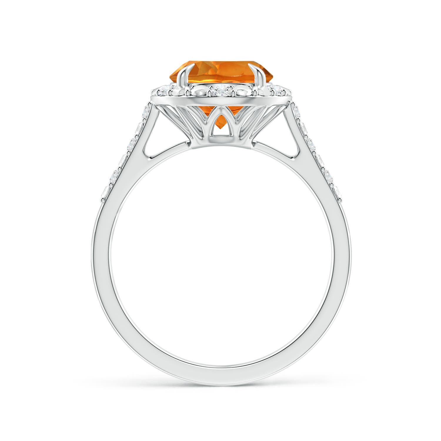 AAAA - Citrine / 1.82 CT / 14 KT White Gold