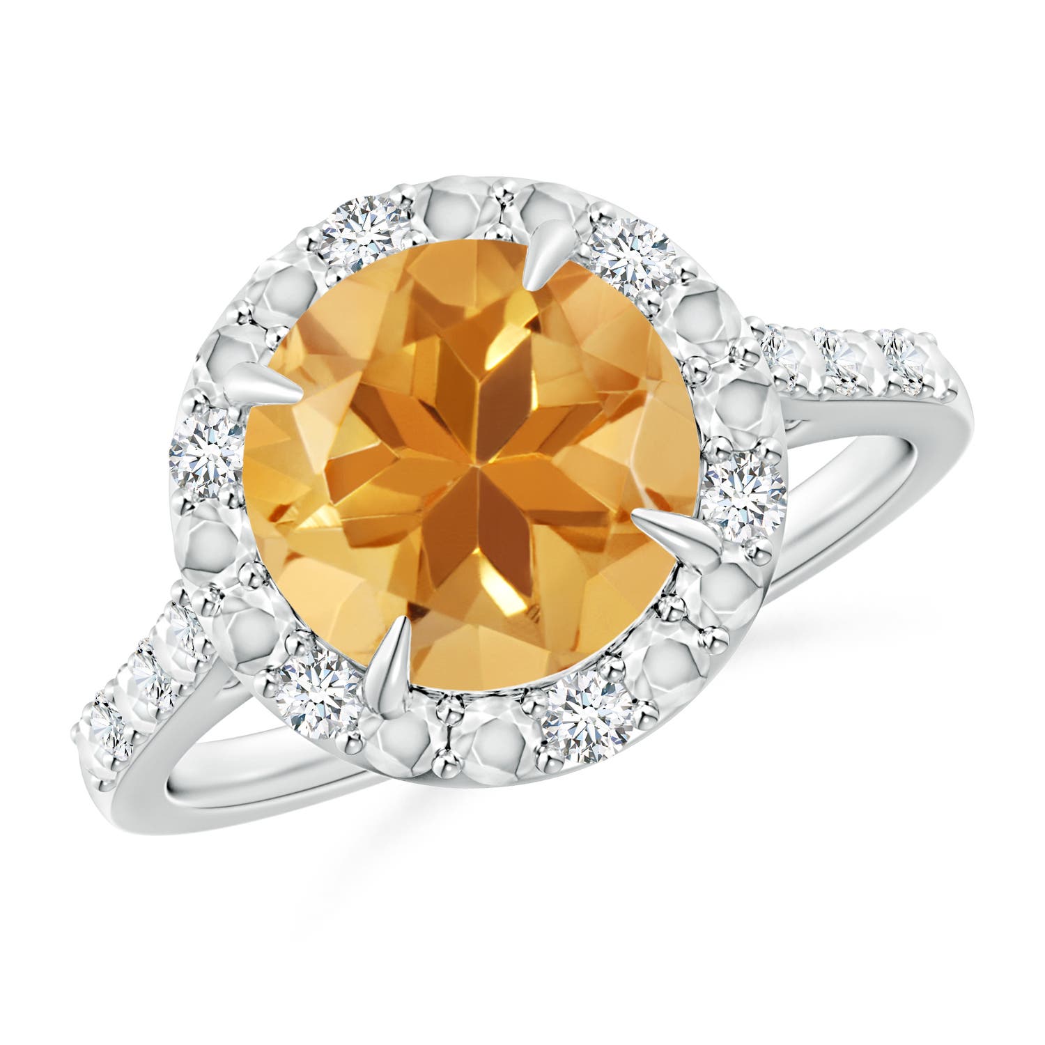 A - Citrine / 2.26 CT / 14 KT White Gold