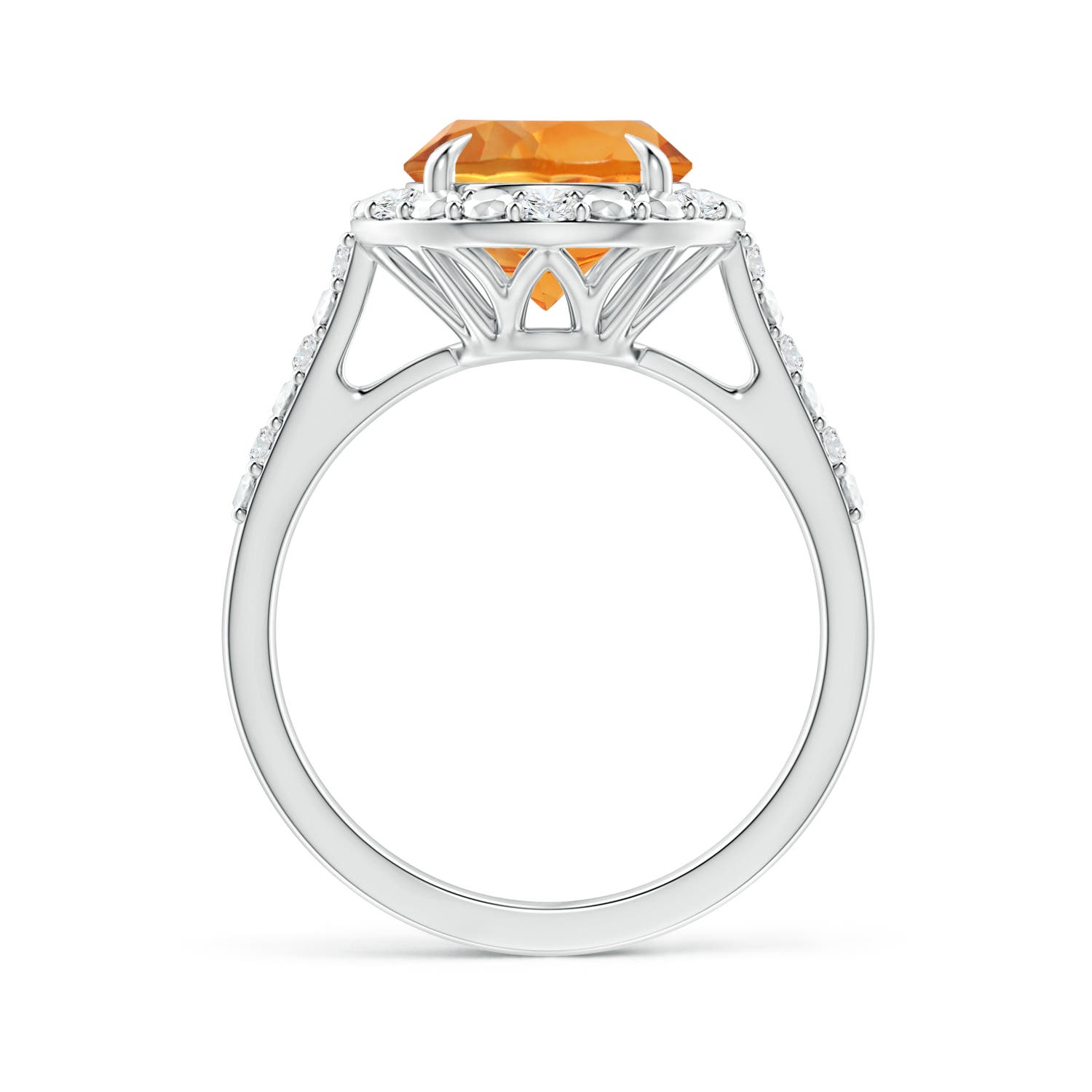 AAA - Citrine / 2.26 CT / 14 KT White Gold