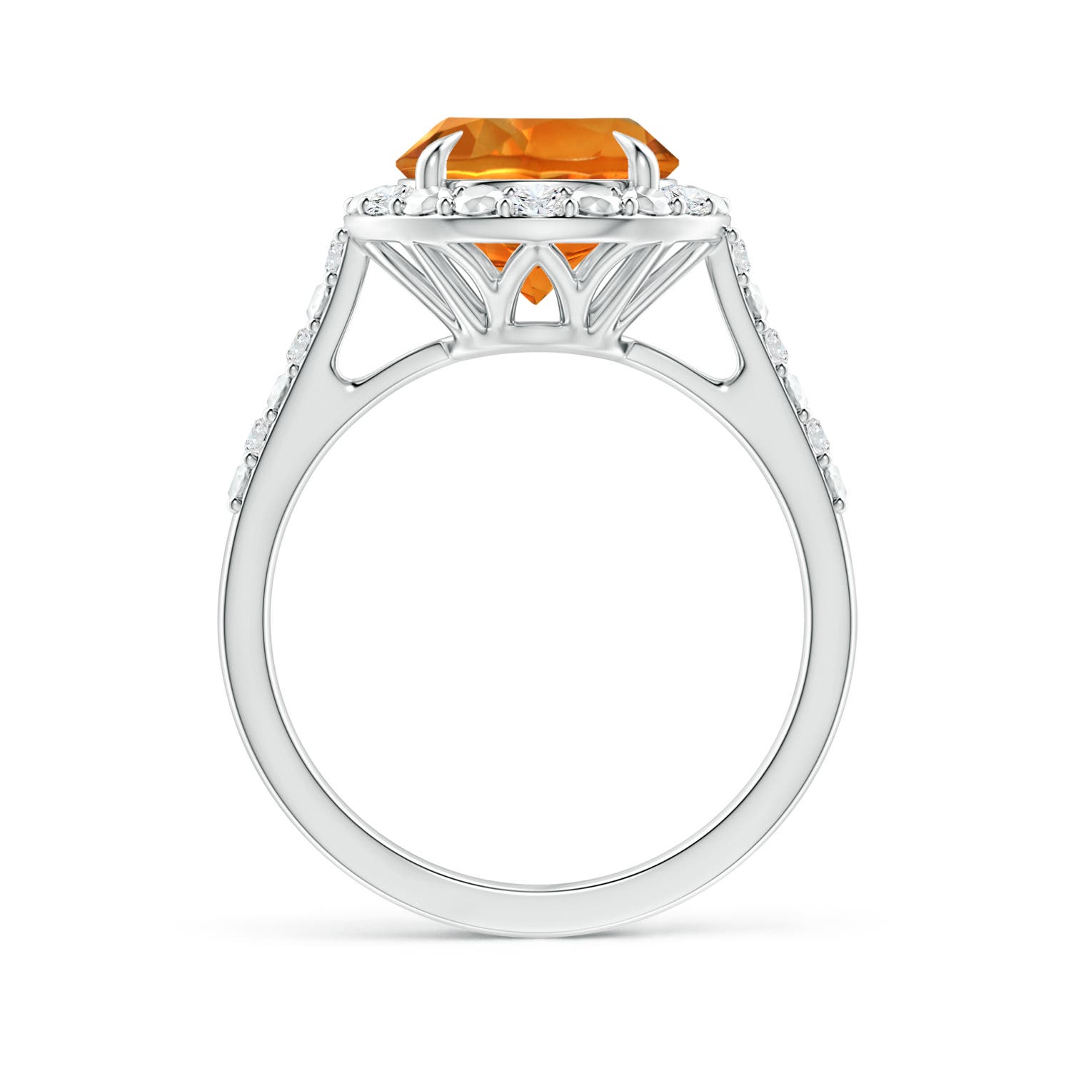 AAAA - Citrine / 2.26 CT / 14 KT White Gold