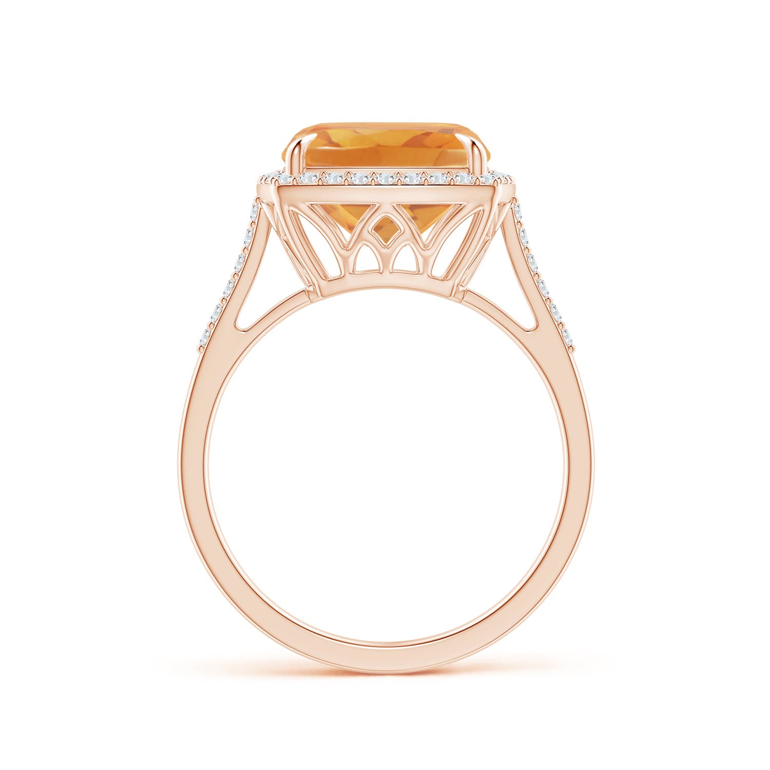 A - Citrine / 3.74 CT / 14 KT Rose Gold