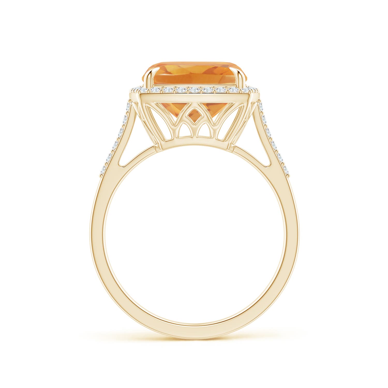 A - Citrine / 3.74 CT / 14 KT Yellow Gold