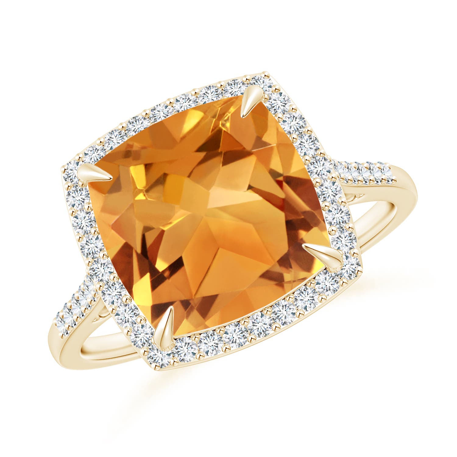 AA - Citrine / 3.74 CT / 14 KT Yellow Gold