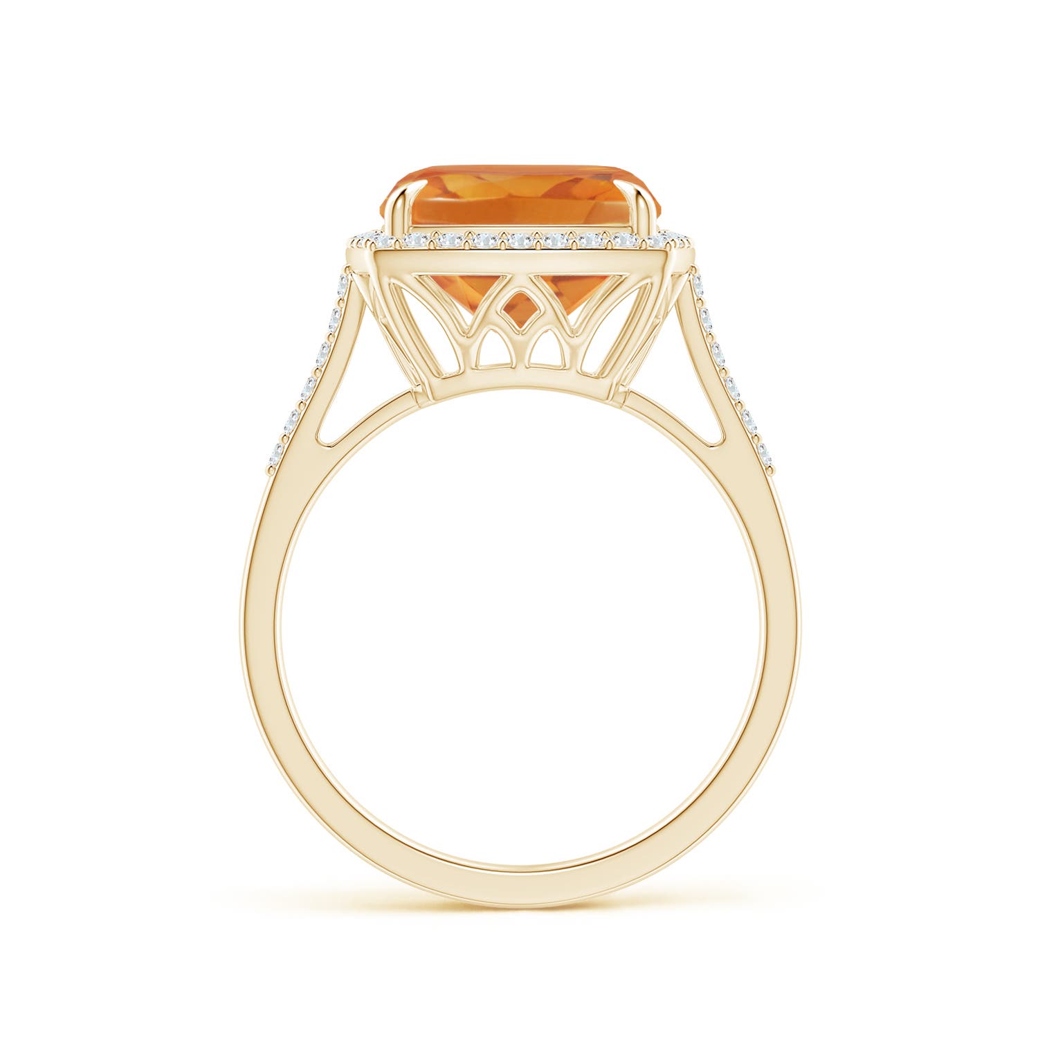 AA - Citrine / 3.74 CT / 14 KT Yellow Gold