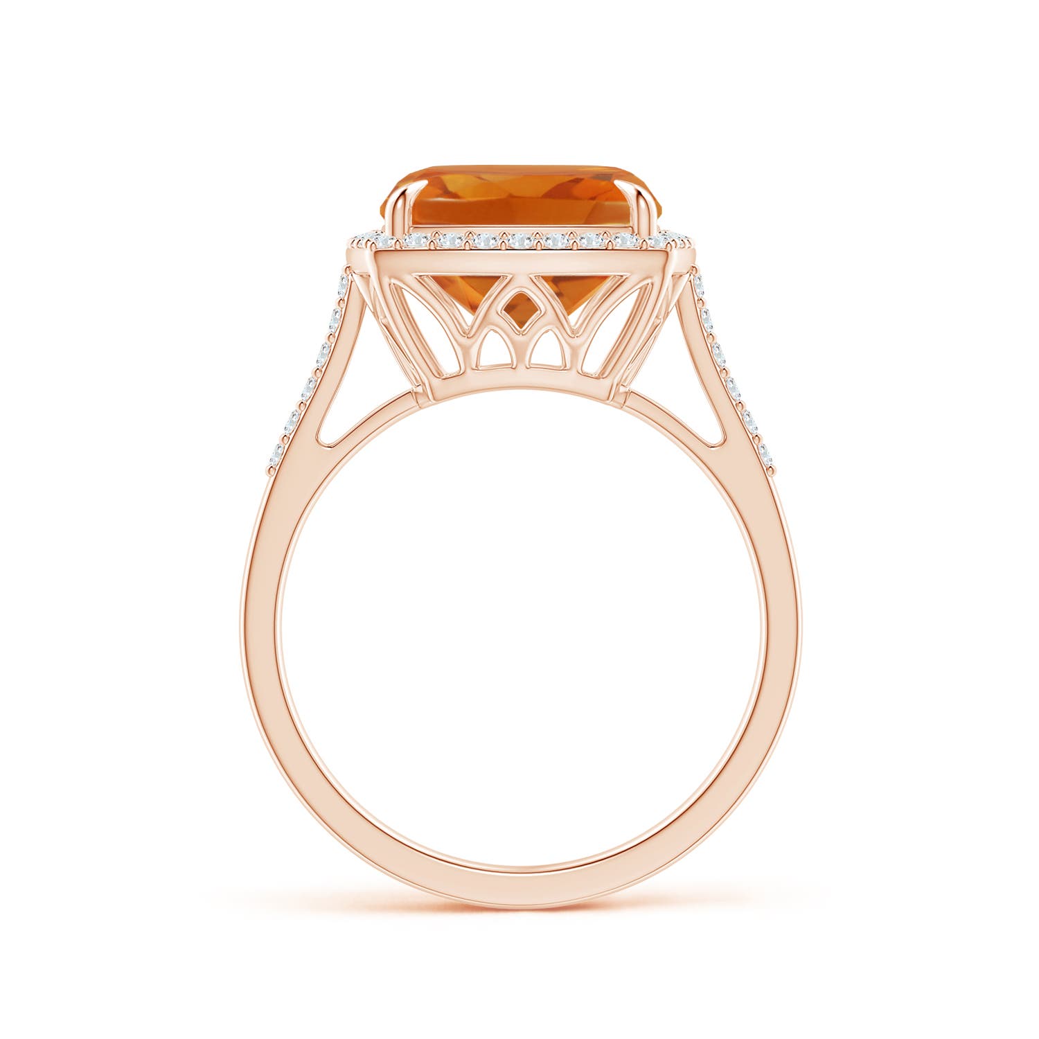 AAA - Citrine / 3.74 CT / 14 KT Rose Gold