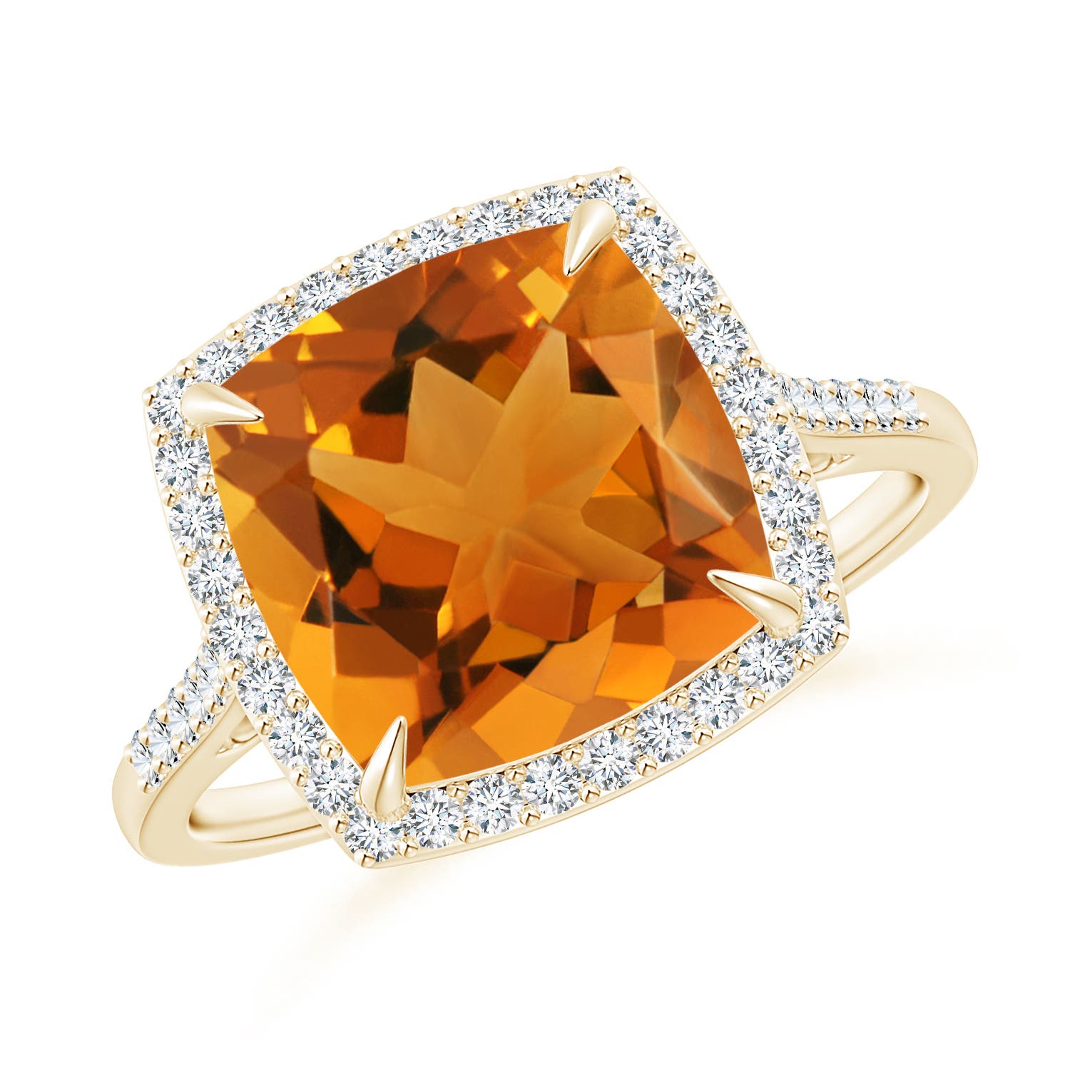 AAA - Citrine / 3.74 CT / 14 KT Yellow Gold