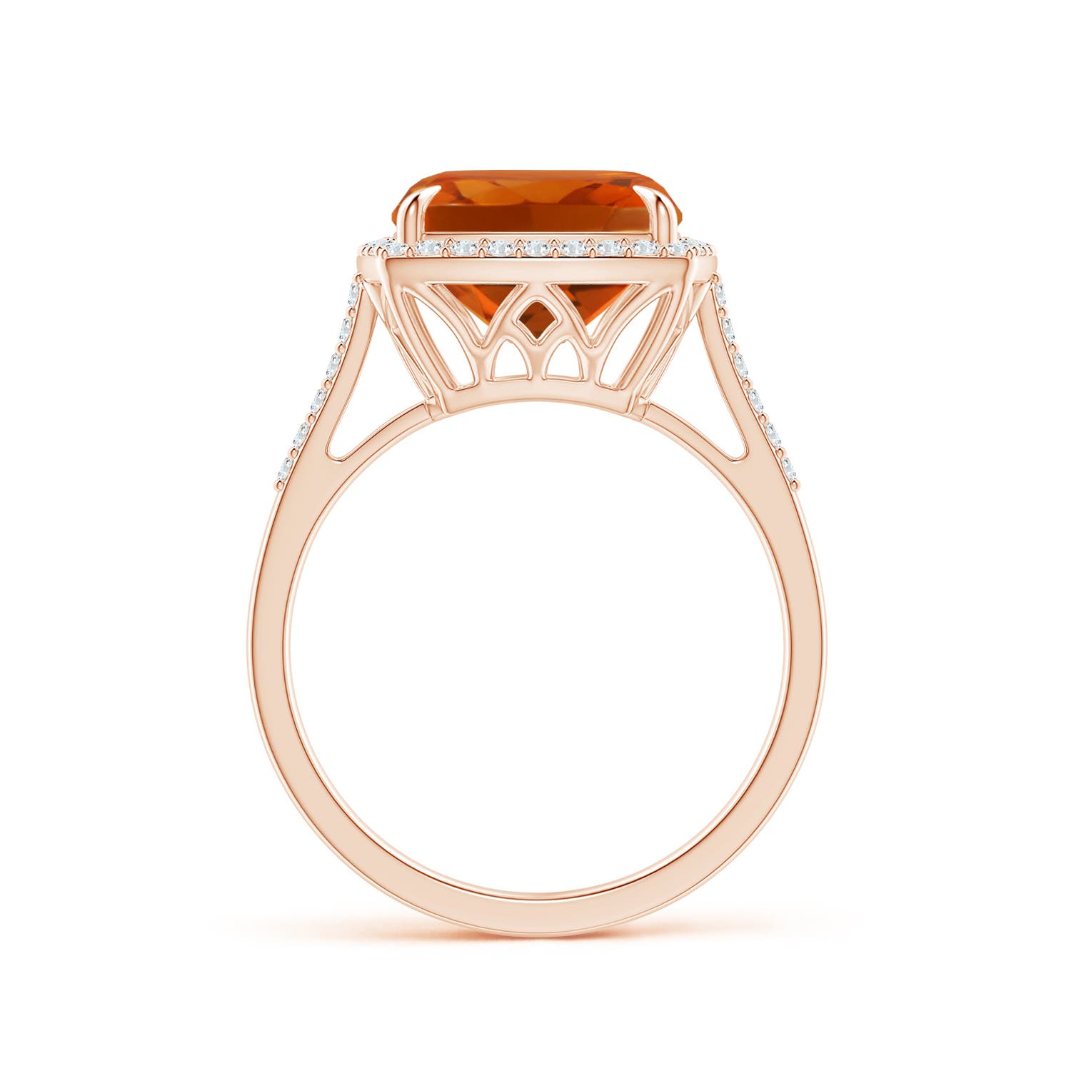 AAAA - Citrine / 3.74 CT / 14 KT Rose Gold