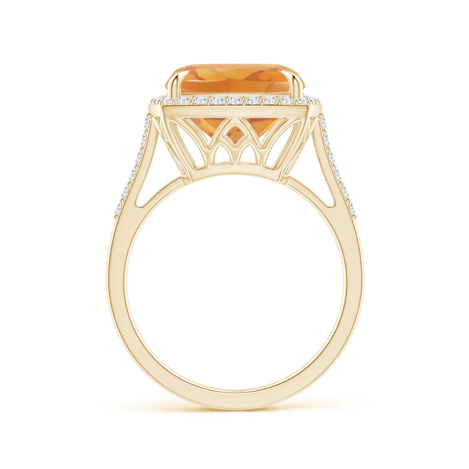 A - Citrine / 4.98 CT / 14 KT Yellow Gold