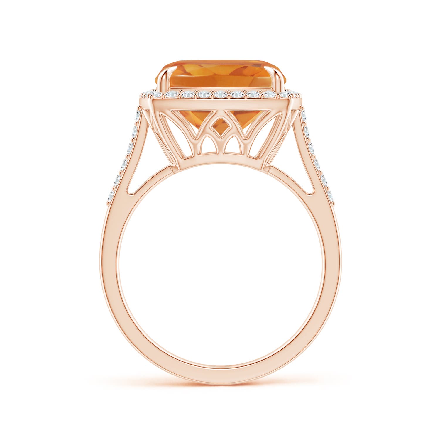 AA - Citrine / 4.98 CT / 14 KT Rose Gold