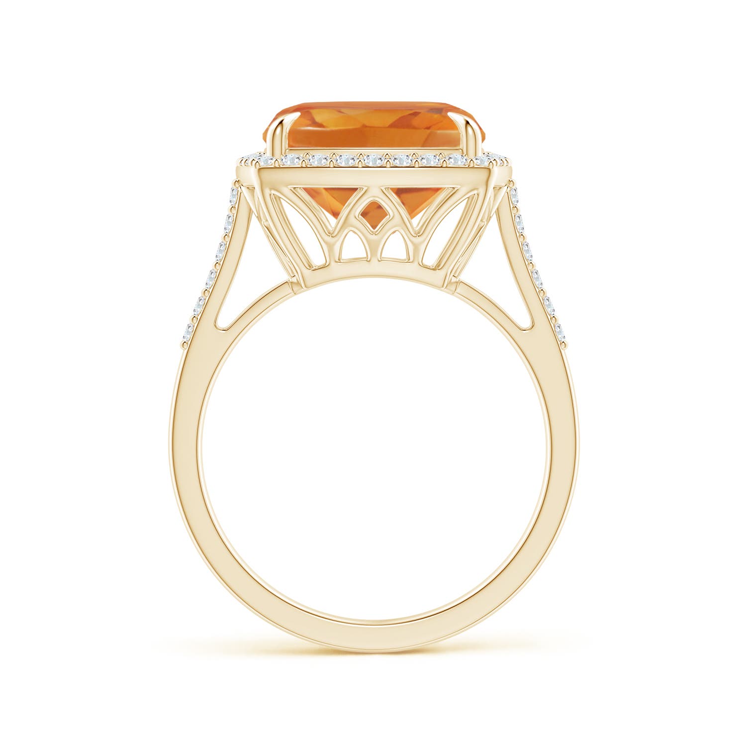 AA - Citrine / 4.98 CT / 14 KT Yellow Gold