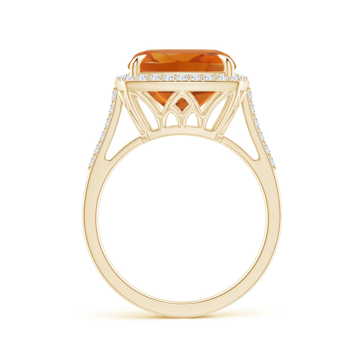 AAA - Citrine / 4.98 CT / 14 KT Yellow Gold