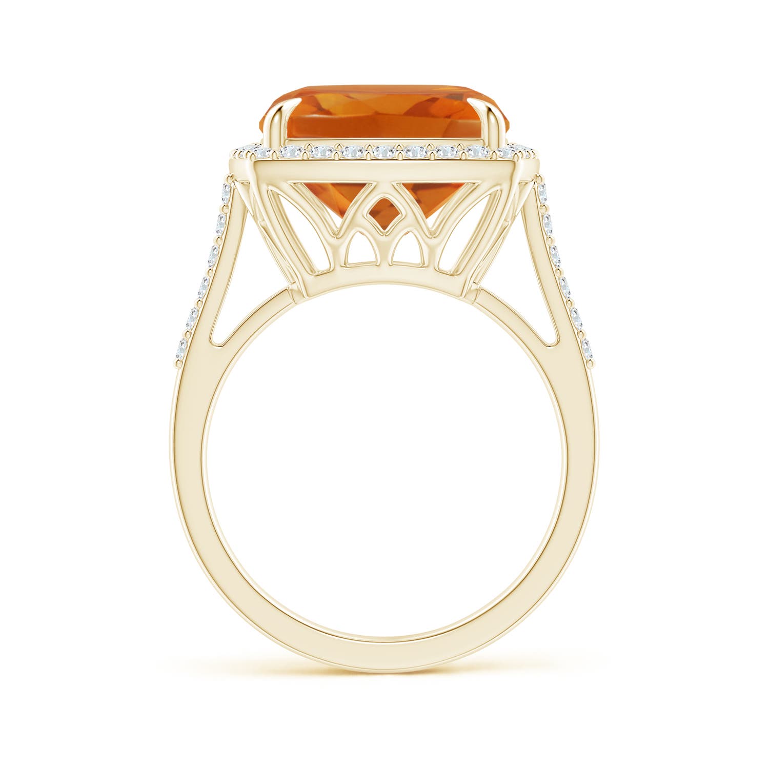 AAA - Citrine / 6.46 CT / 14 KT Yellow Gold