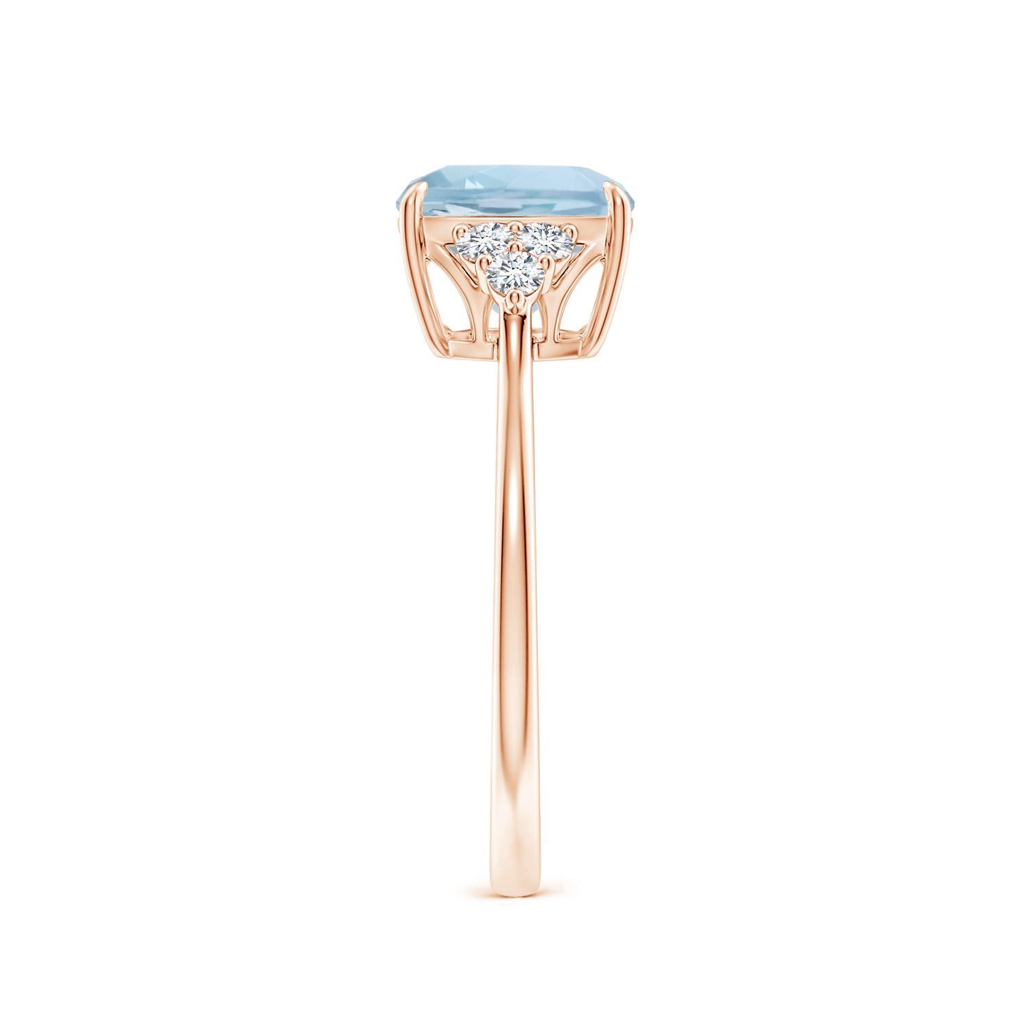 AA - Aquamarine / 2.16 CT / 14 KT Rose Gold