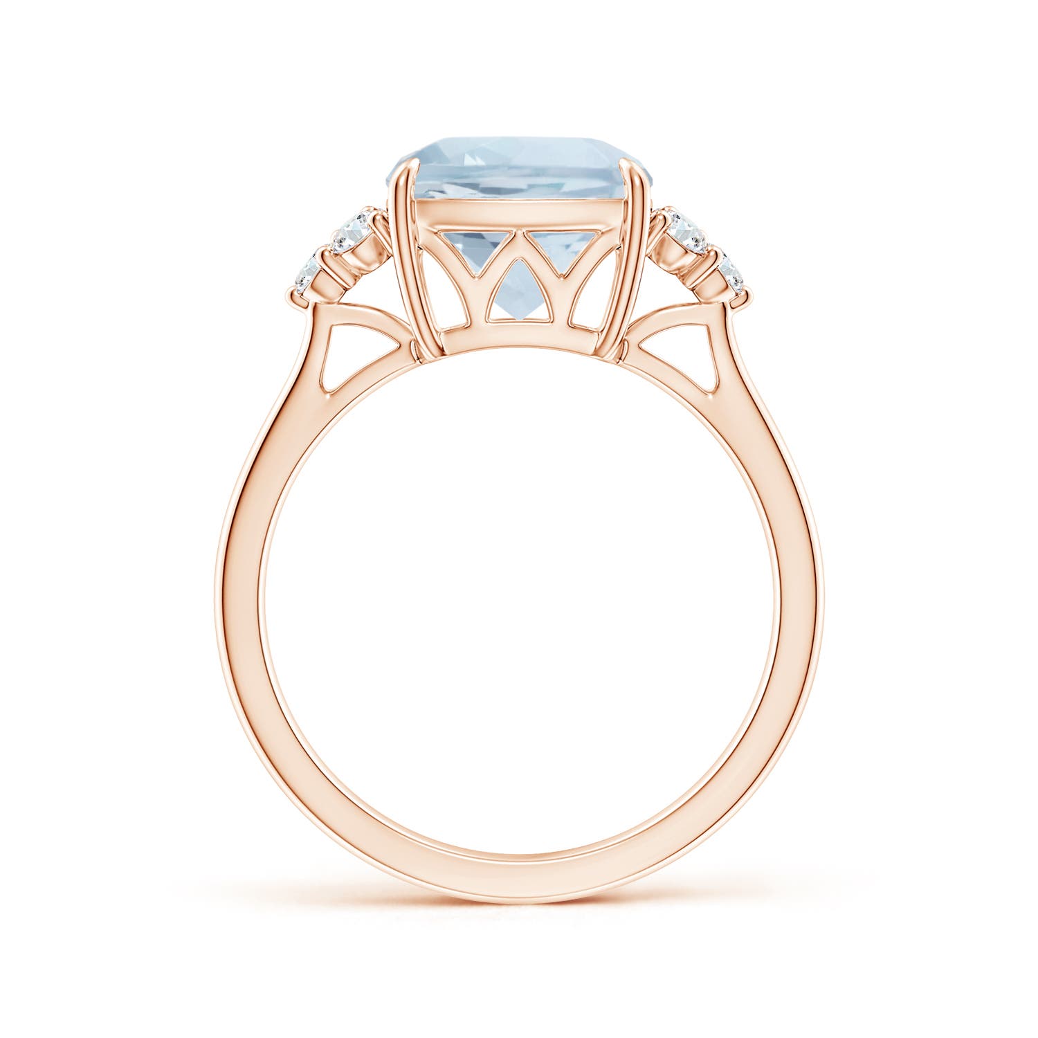 A - Aquamarine / 2.96 CT / 14 KT Rose Gold