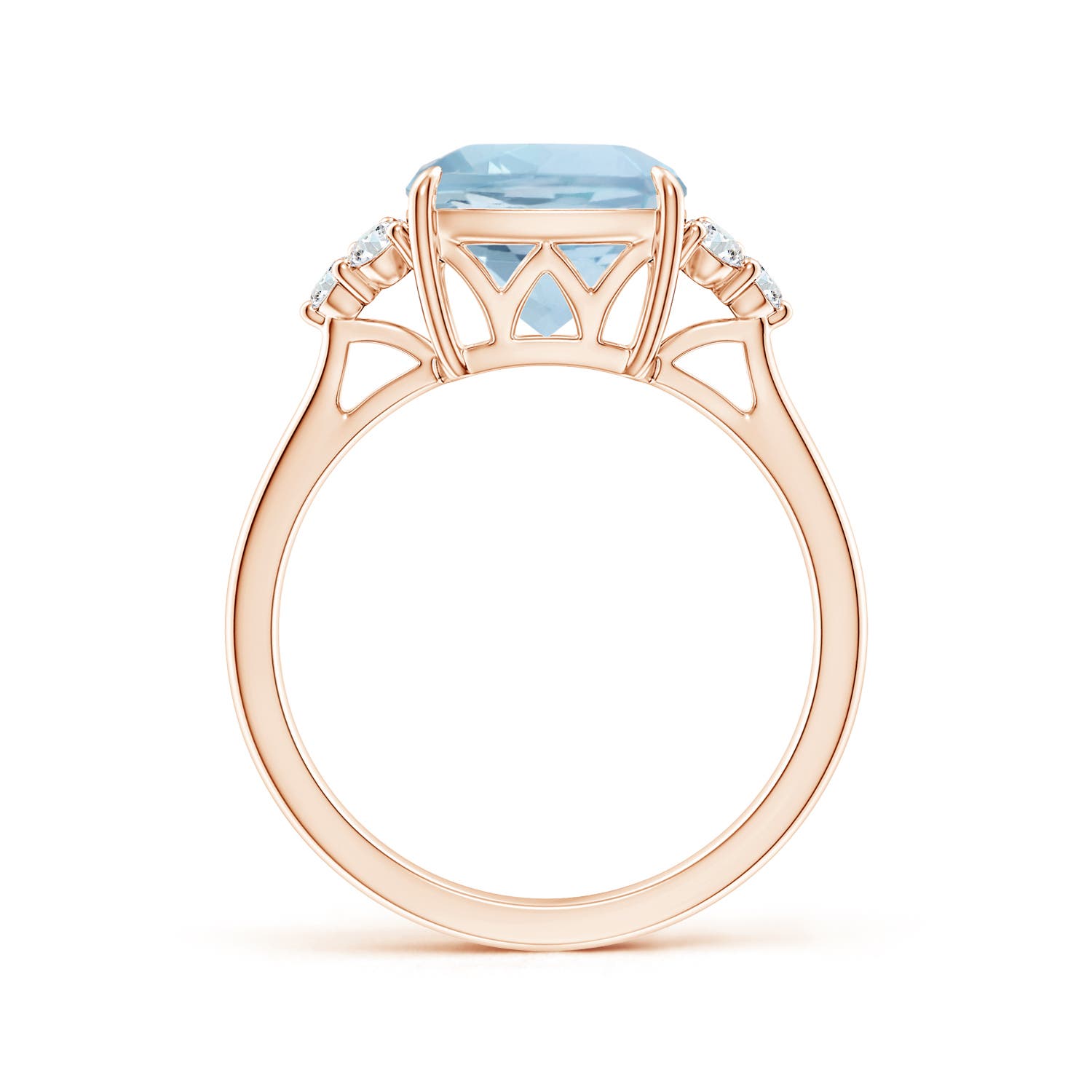 AA - Aquamarine / 2.96 CT / 14 KT Rose Gold