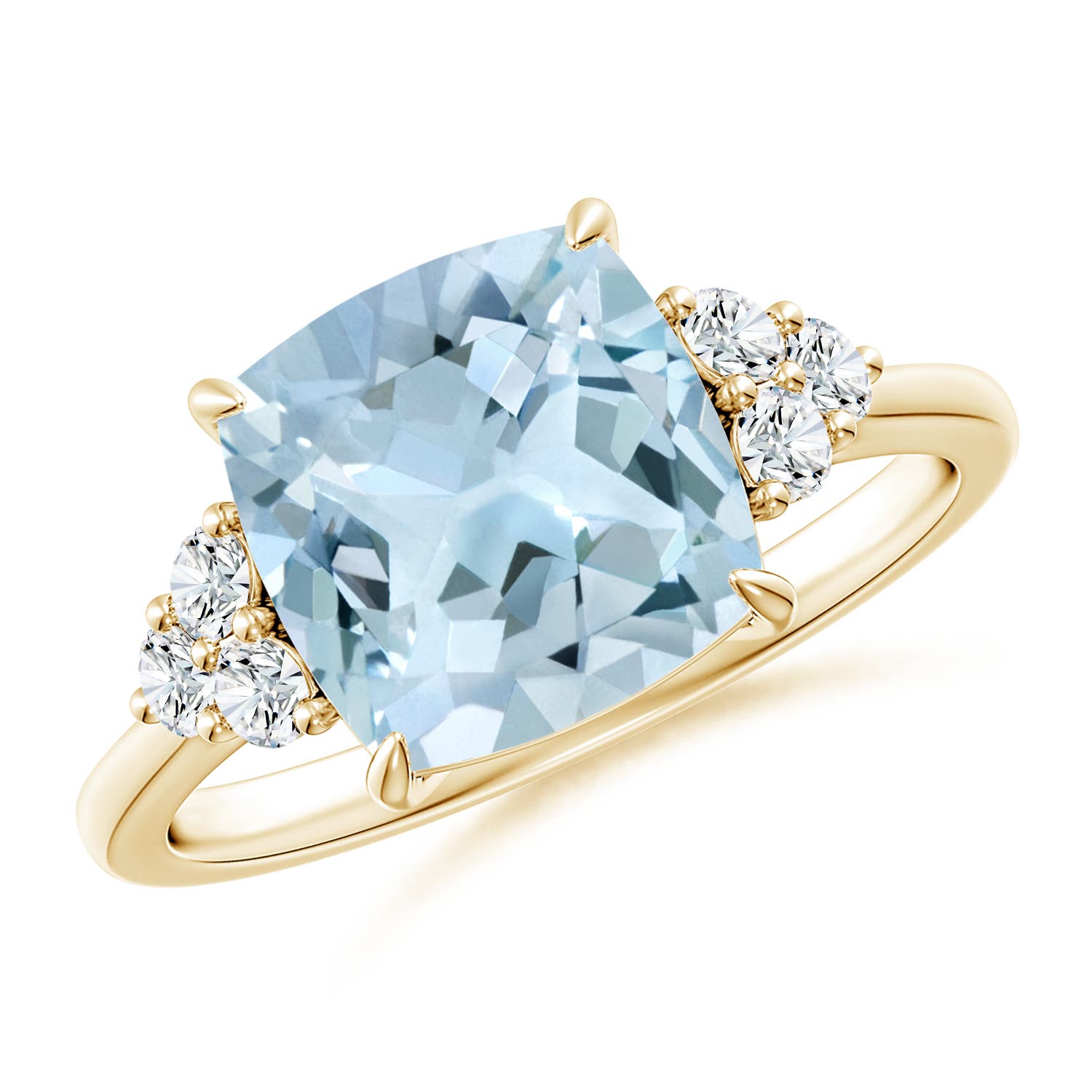 AA - Aquamarine / 2.96 CT / 14 KT Yellow Gold