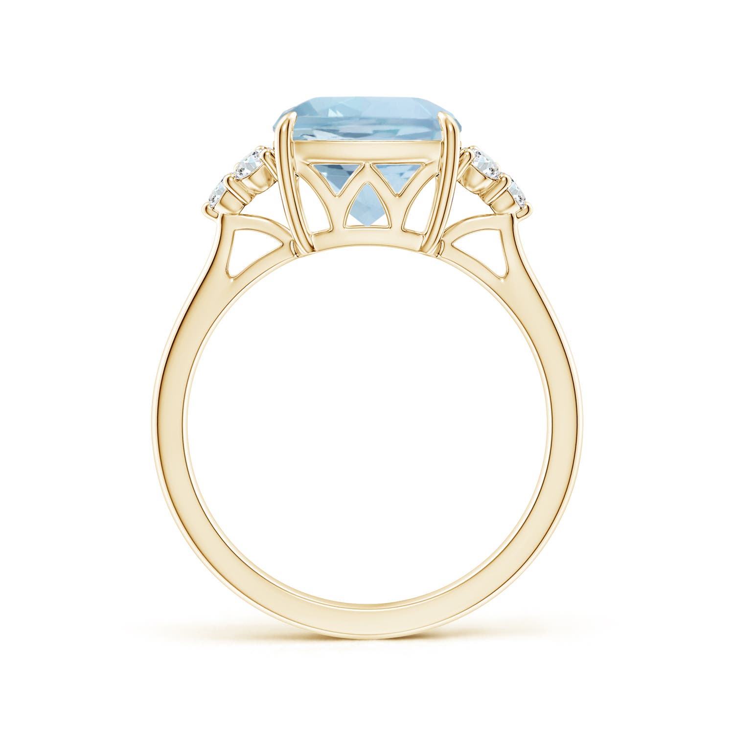 AA - Aquamarine / 2.96 CT / 14 KT Yellow Gold