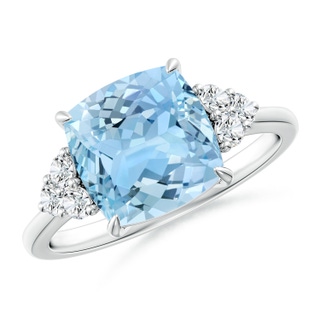 Cushion AAAA Aquamarine