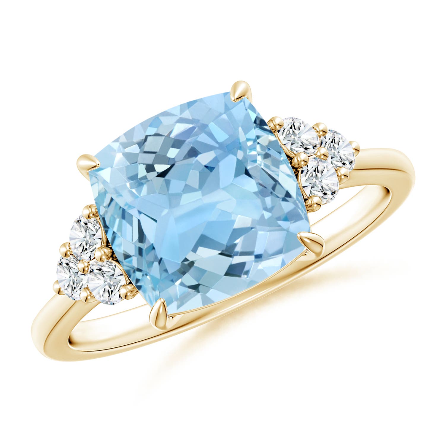 AAAA - Aquamarine / 2.96 CT / 14 KT Yellow Gold