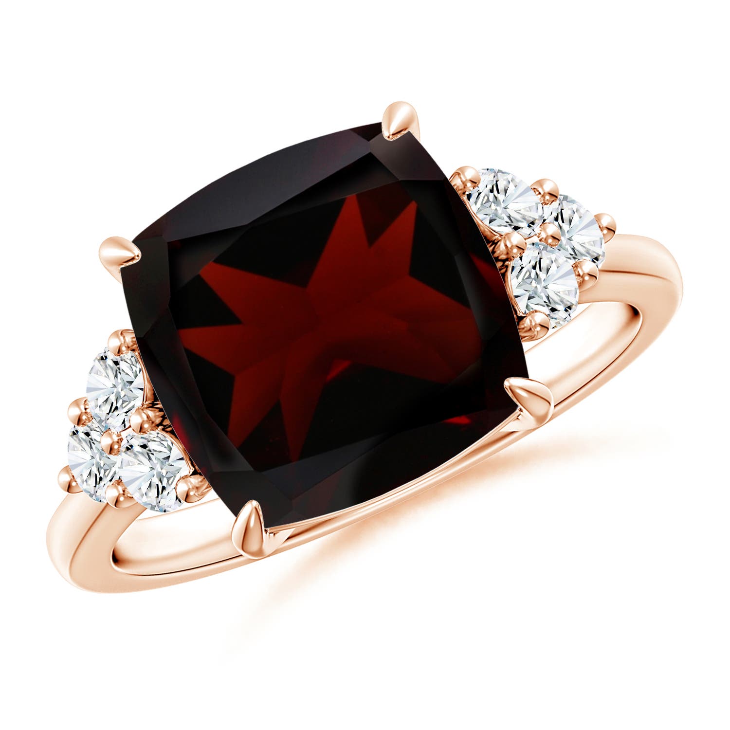 A - Garnet / 4.55 CT / 14 KT Rose Gold