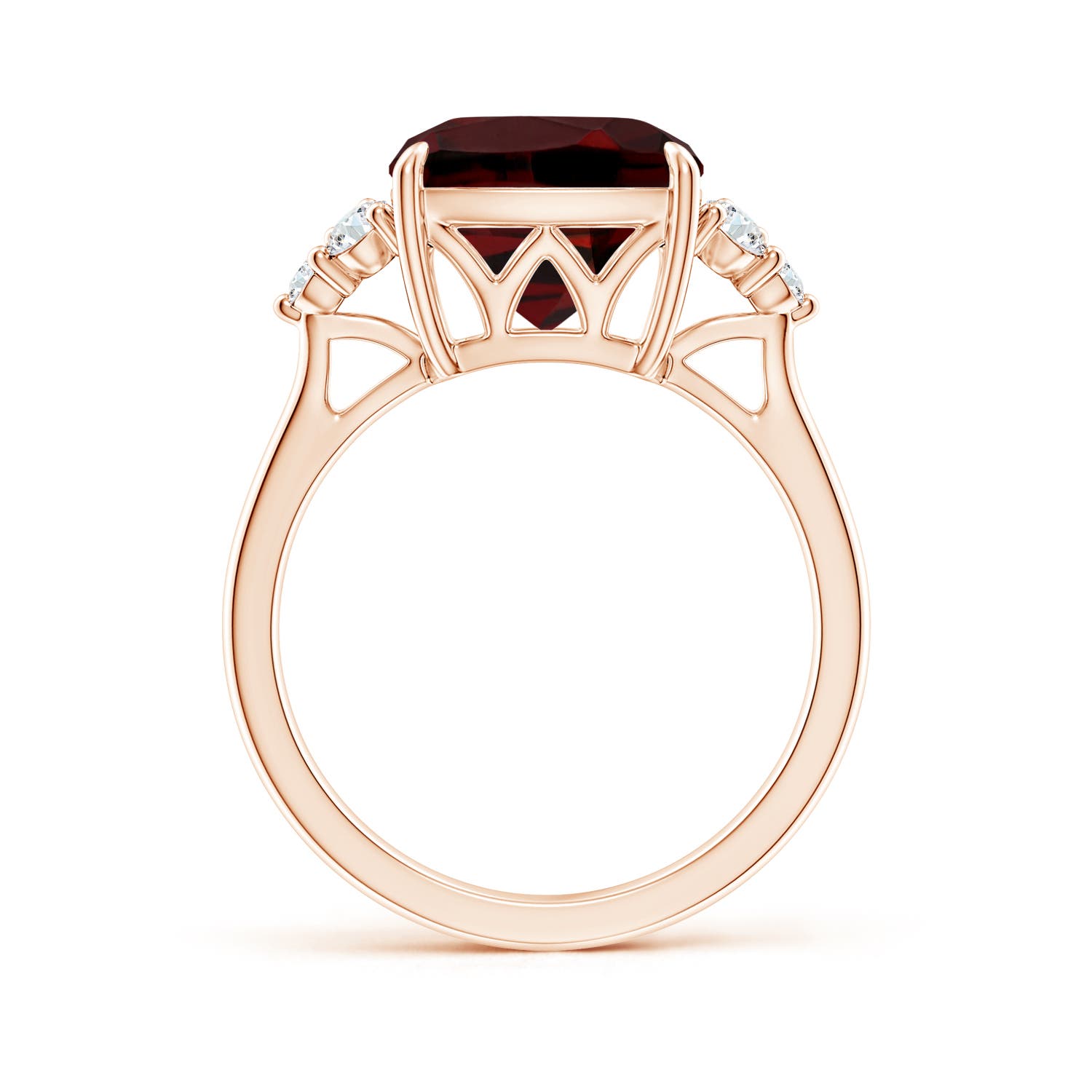 AAA - Garnet / 4.55 CT / 14 KT Rose Gold