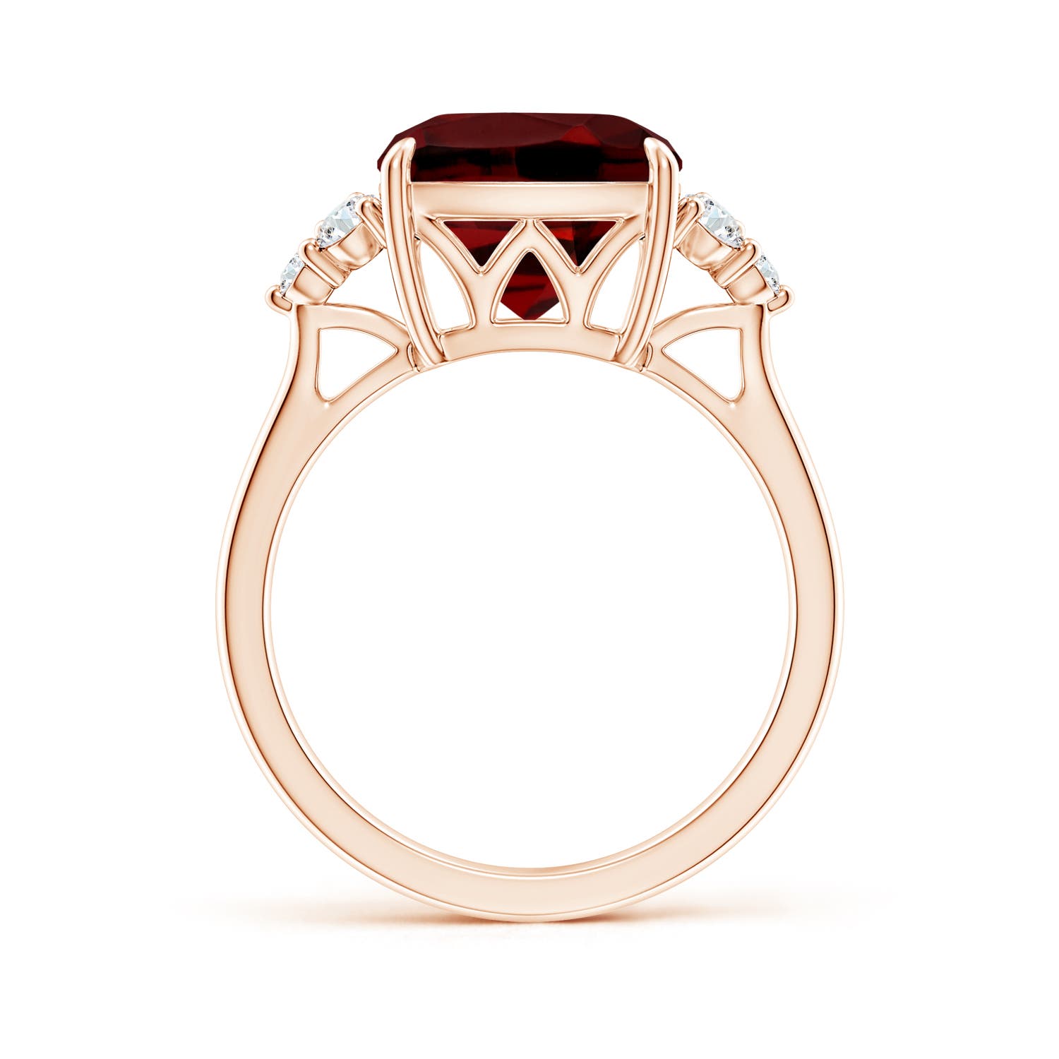 AAAA - Garnet / 4.55 CT / 14 KT Rose Gold