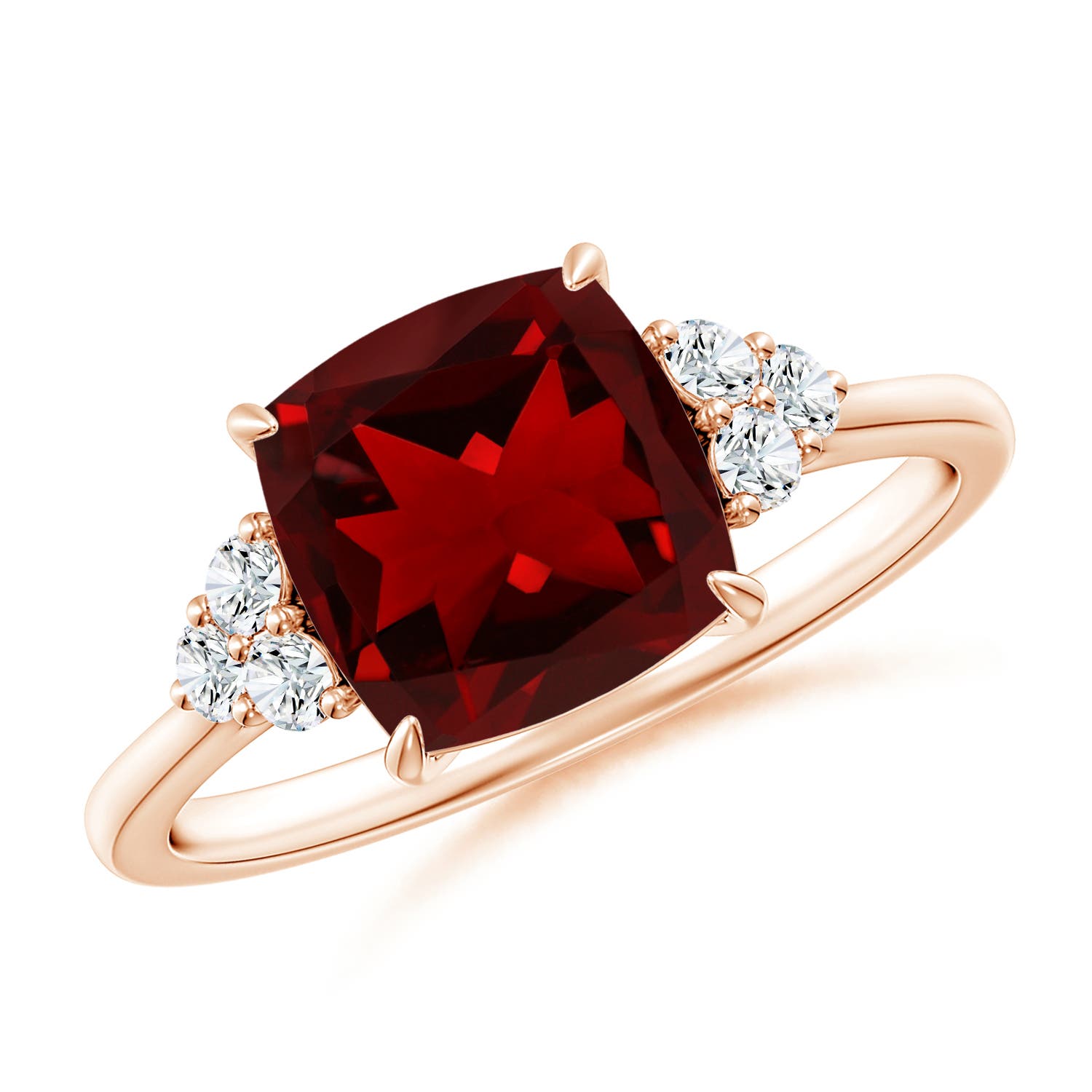 AAAA - Garnet / 2.71 CT / 14 KT Rose Gold