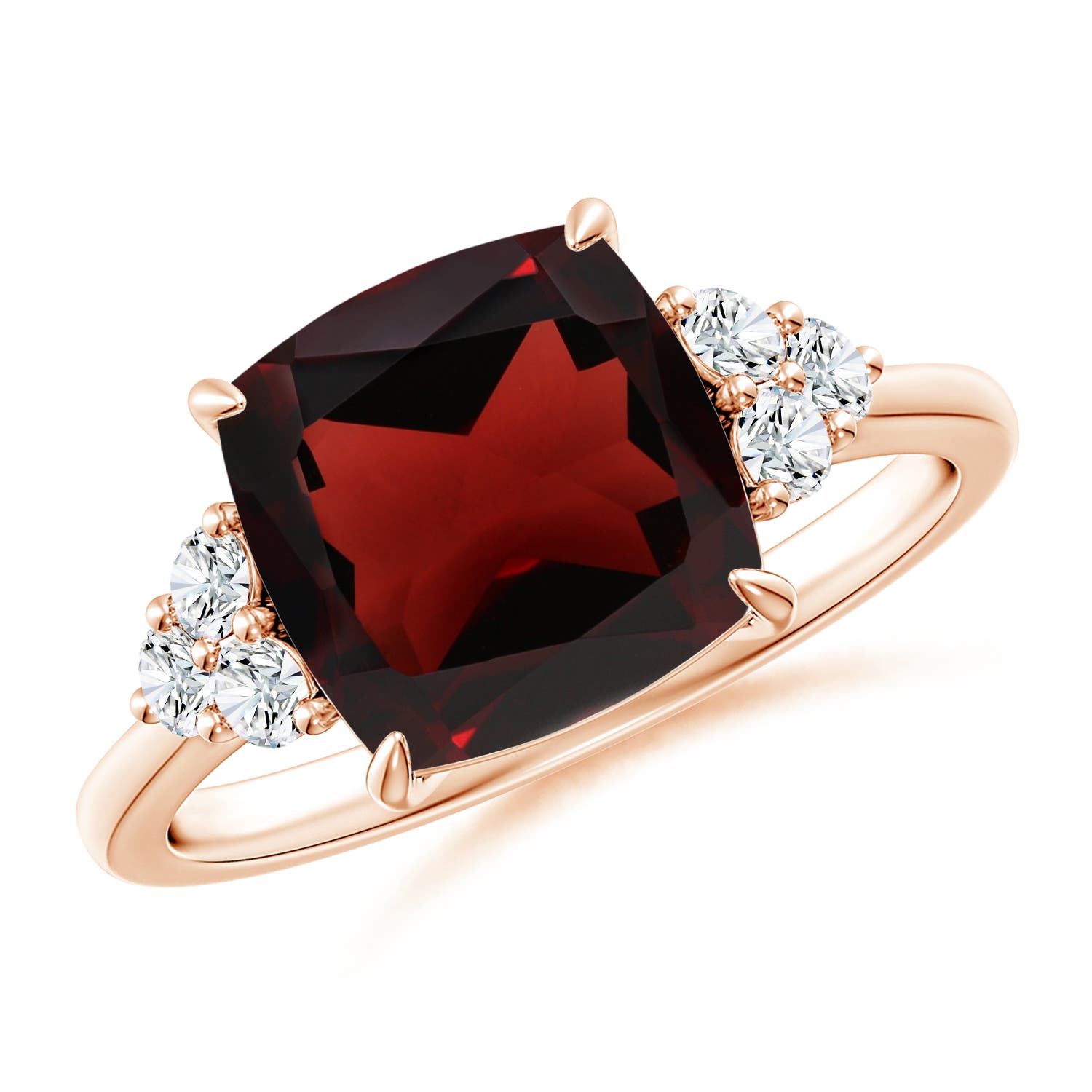 AA - Garnet / 3.86 CT / 14 KT Rose Gold