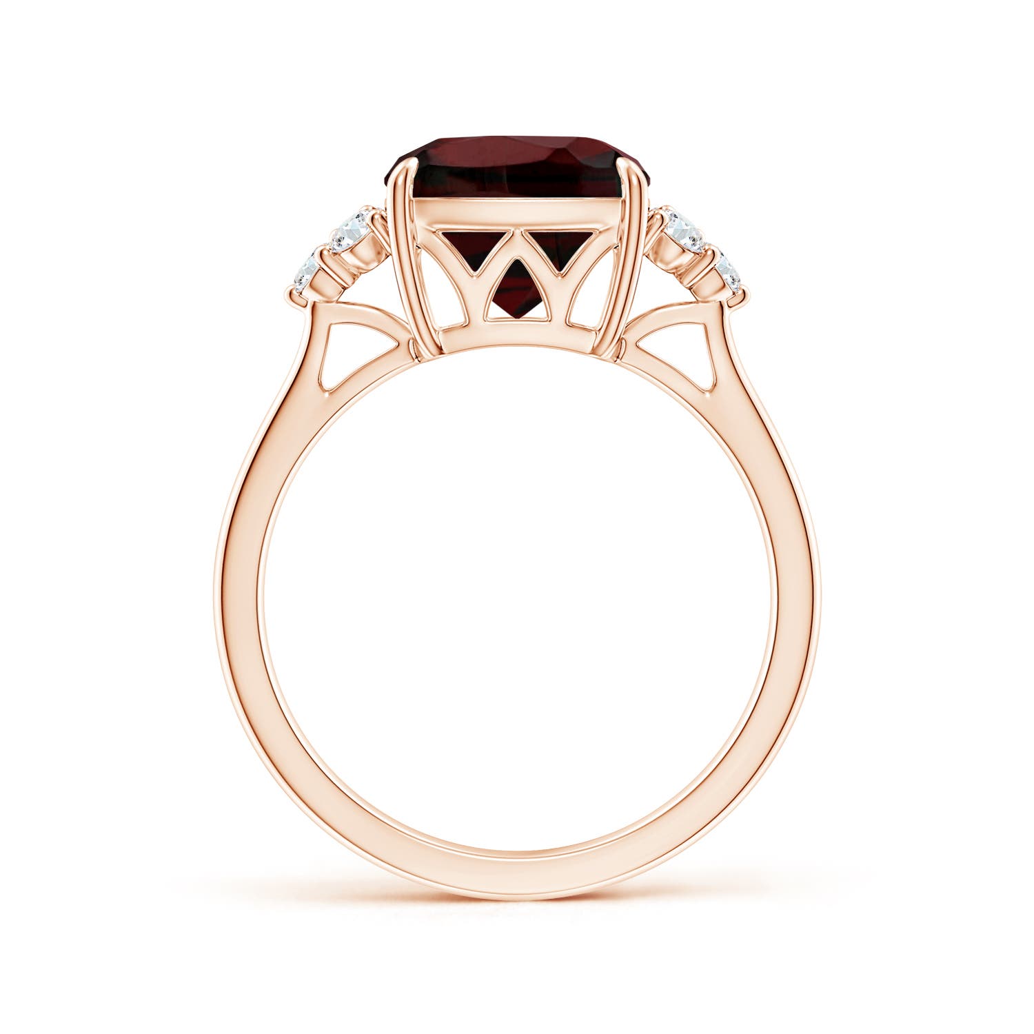 AA - Garnet / 3.86 CT / 14 KT Rose Gold