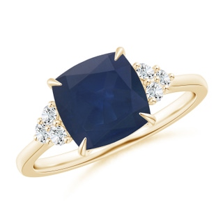 Cushion A Blue Sapphire