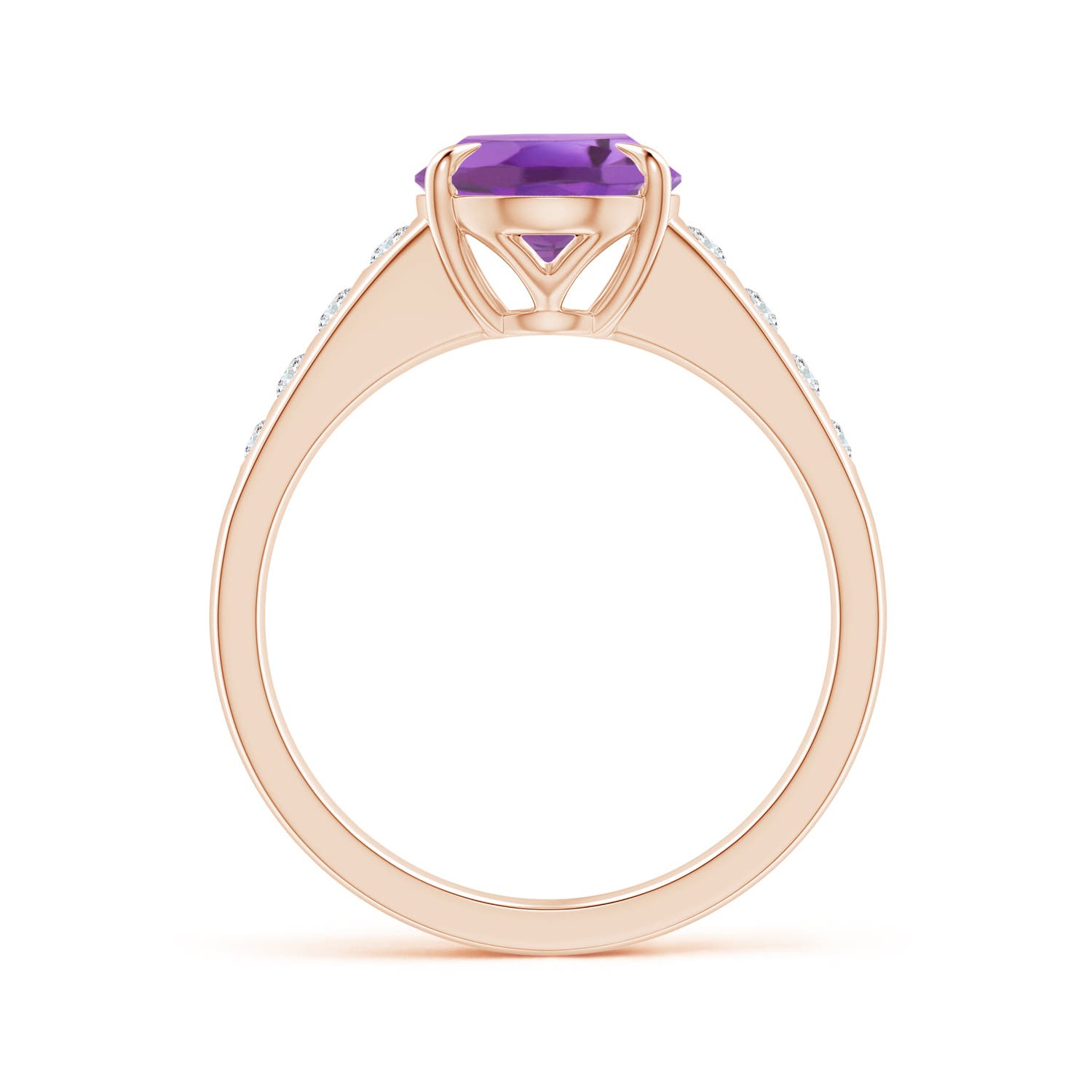 A - Amethyst / 2.5 CT / 14 KT Rose Gold